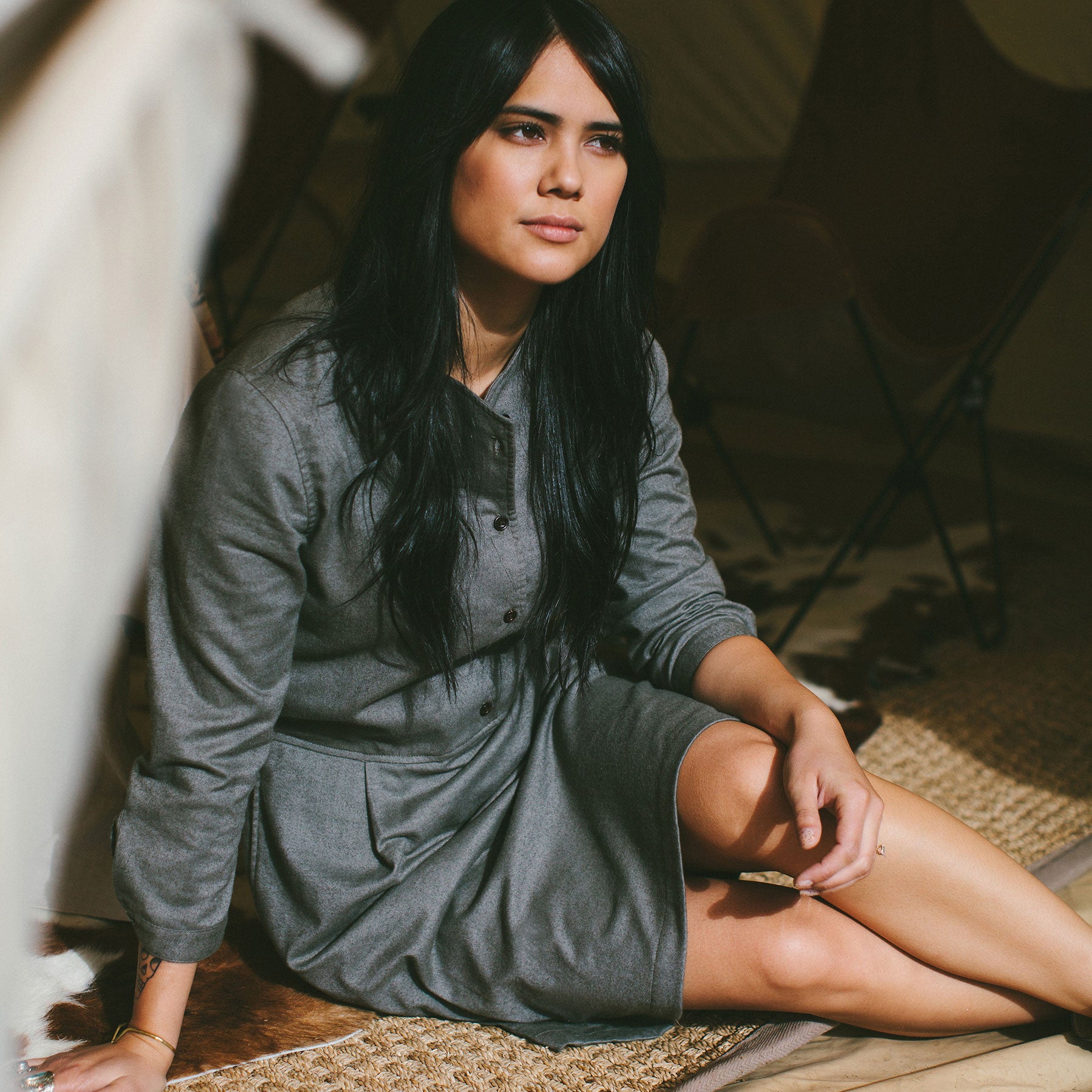 The Juniper Dress in Sage Brushed Cotton: Alternate Image 5, Dresses by Taylor Stitch