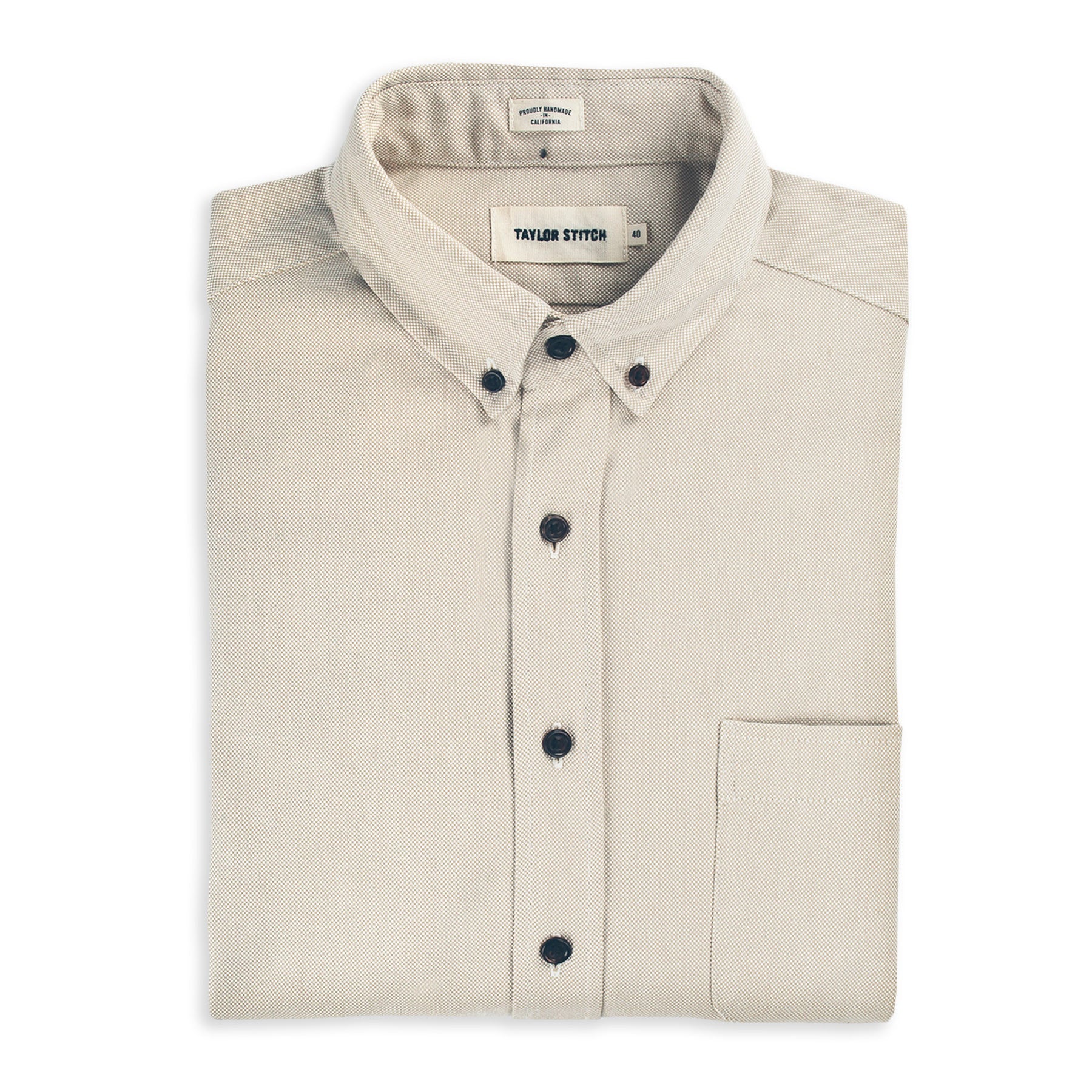 The Jack in Sand Work Oxford: Featured Image, Wovens by Taylor Stitch