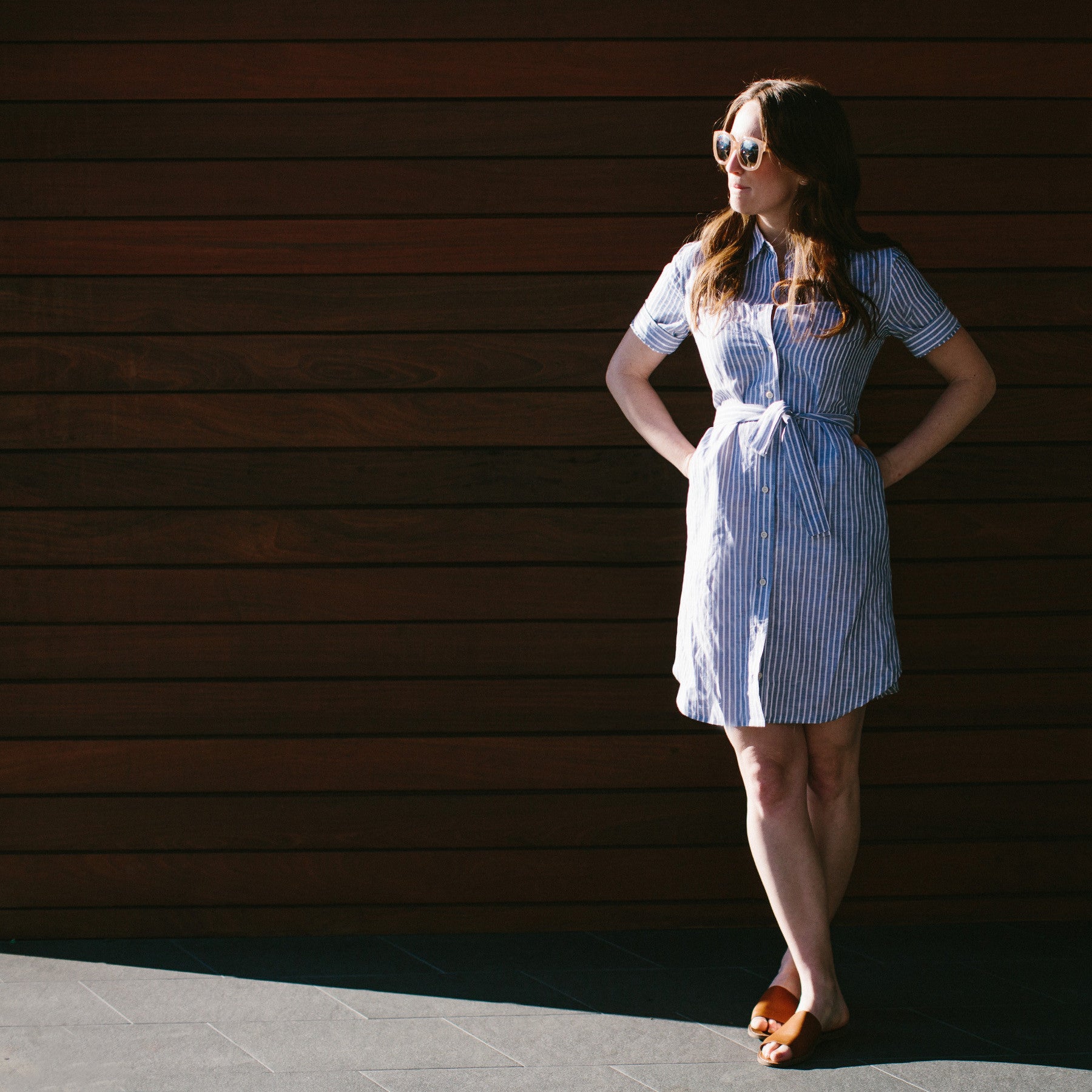 The Riley Dress in Indigo Stripe: Alternate Image 2, Dresses by Taylor Stitch