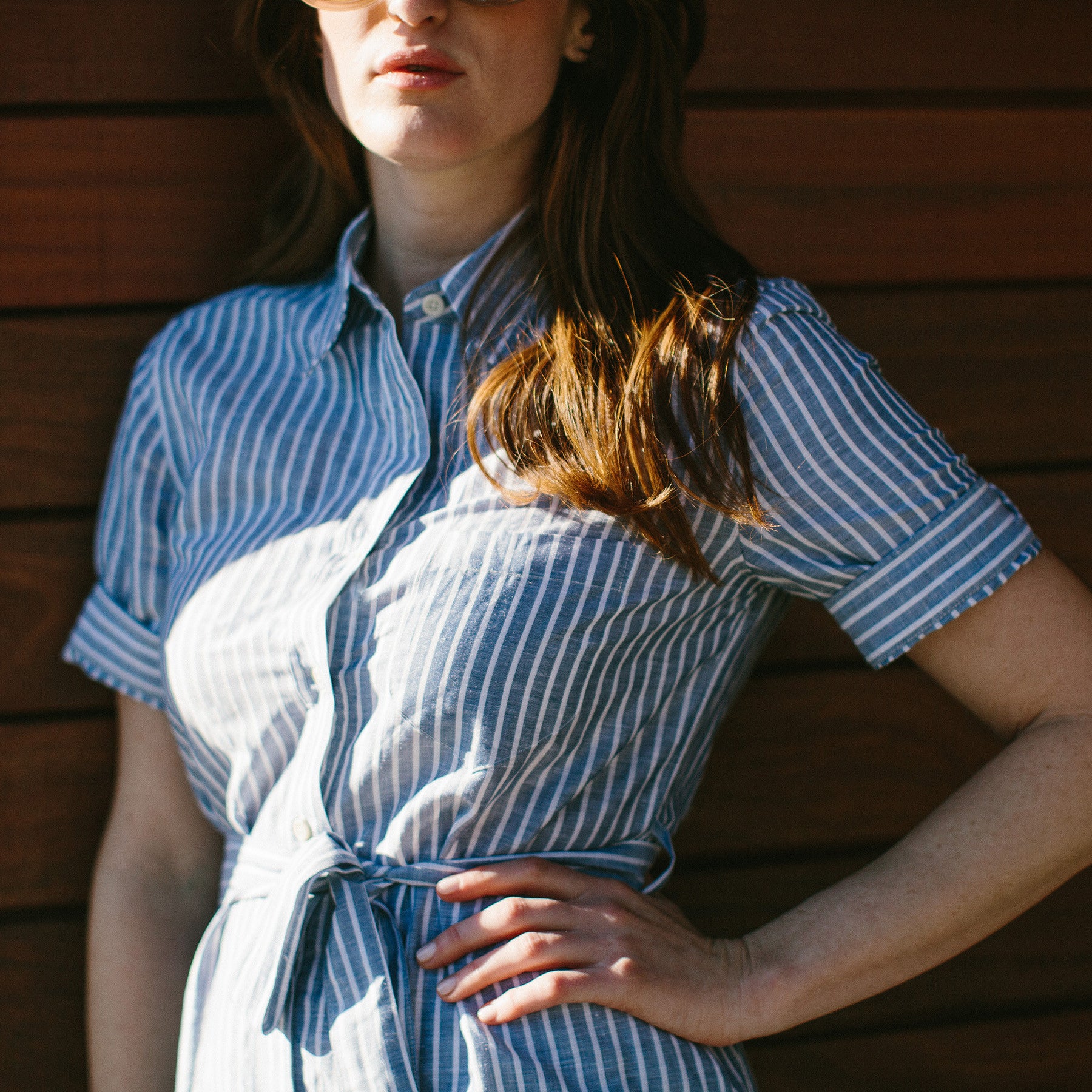 The Riley Dress in Indigo Stripe: Alternate Image 3, Dresses by Taylor Stitch