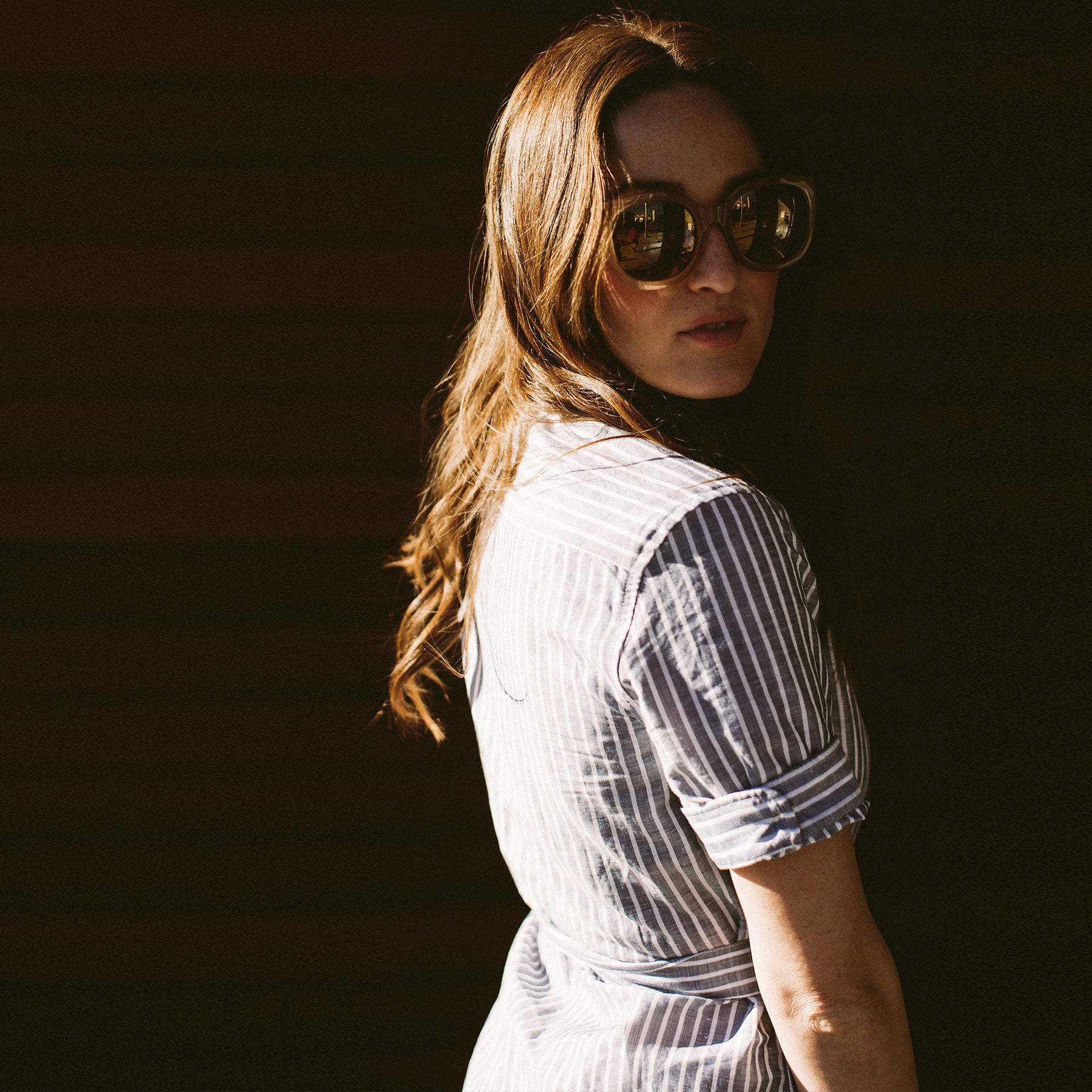 The Riley Dress in Indigo Stripe: Alternate Image 1, Dresses by Taylor Stitch