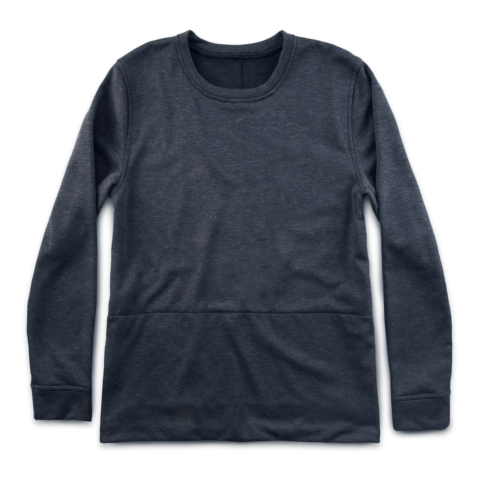 The Chandler Sweatshirt in Indigo Melange: Featured Image, Knits by Taylor Stitch