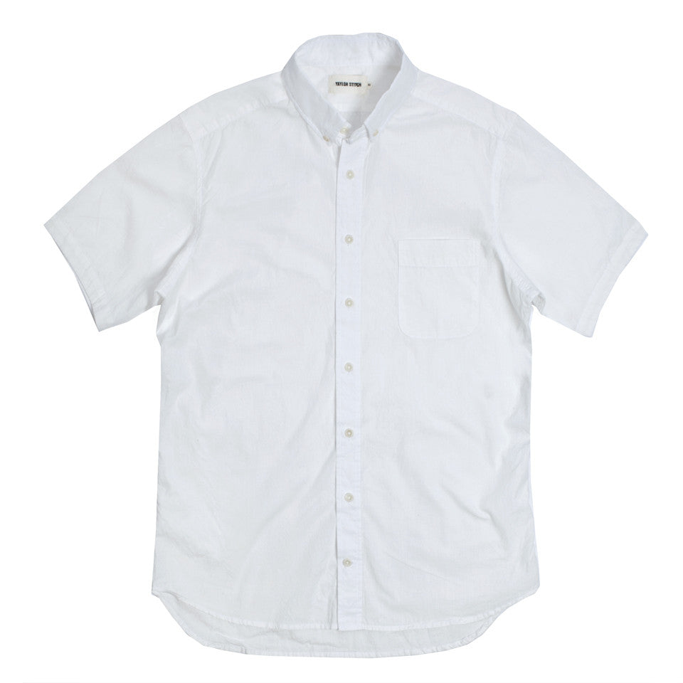 The Short Sleeve Jack in White: Alternate Image 2, Wovens by Taylor Stitch