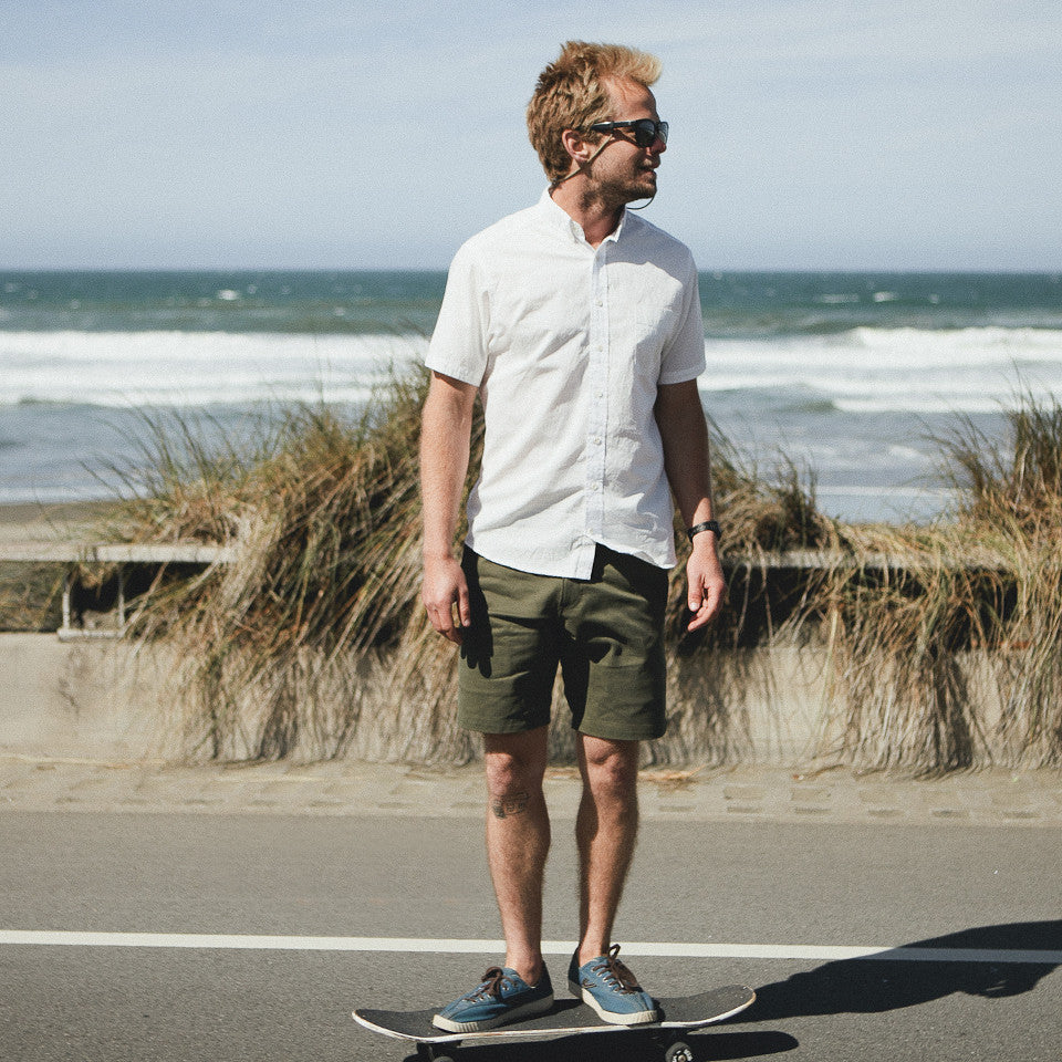 The Short Sleeve Jack in White: Alternate Image 3, Wovens by Taylor Stitch