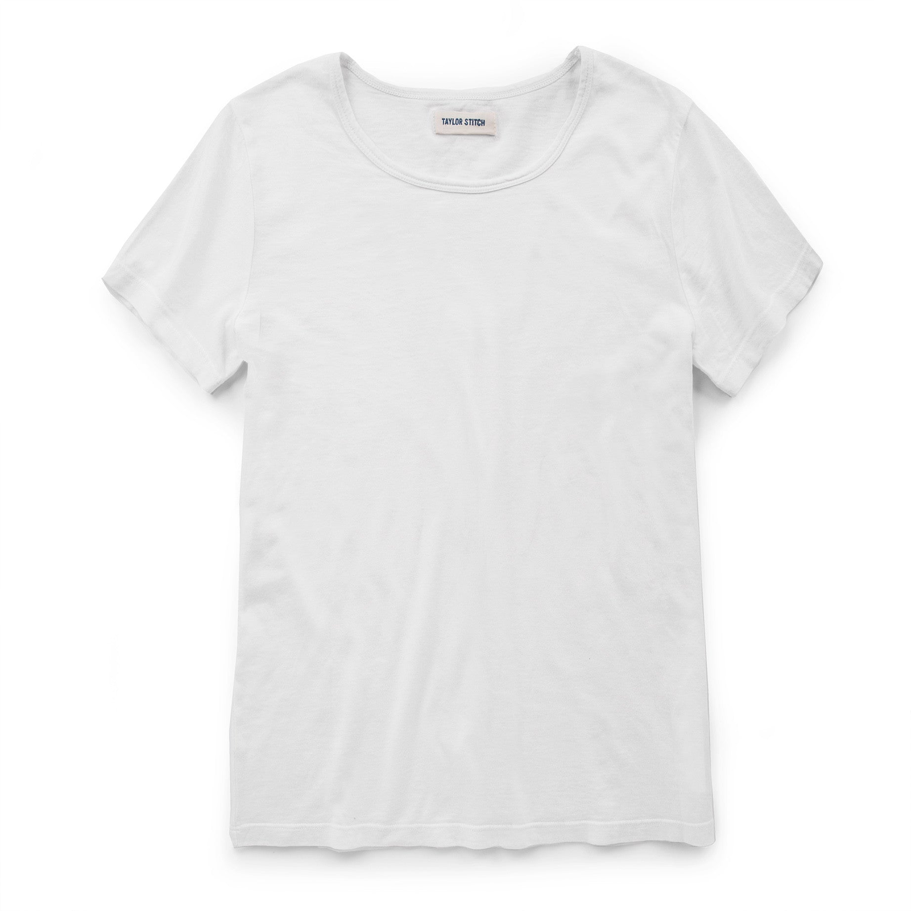 The Elle Crewneck Tee in Ivory: Featured Image, Knits by Taylor Stitch