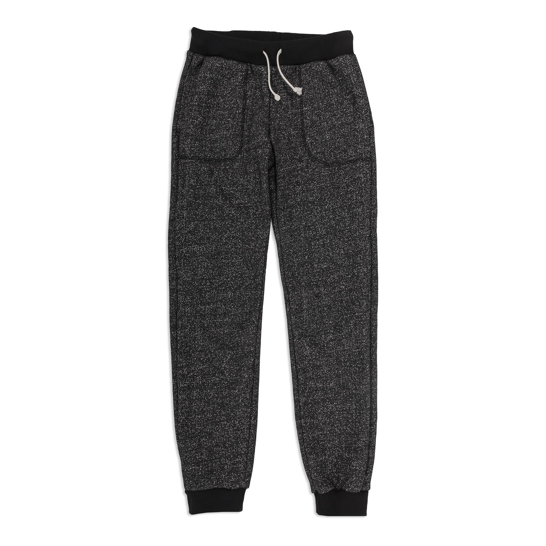 The Women's Apres Sweatpant in Salt and Pepper Fleece: Featured Image, Pants by Taylor Stitch
