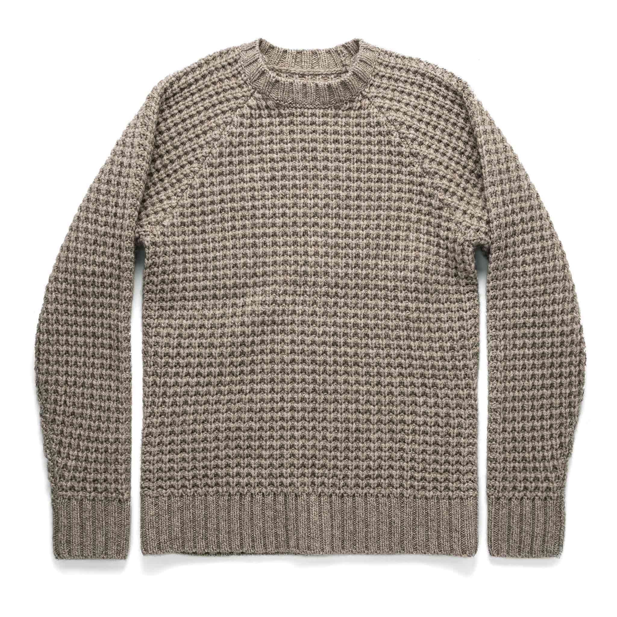 The Fisherman Sweater in Natural Waffle: Featured Image, Knits by Taylor Stitch