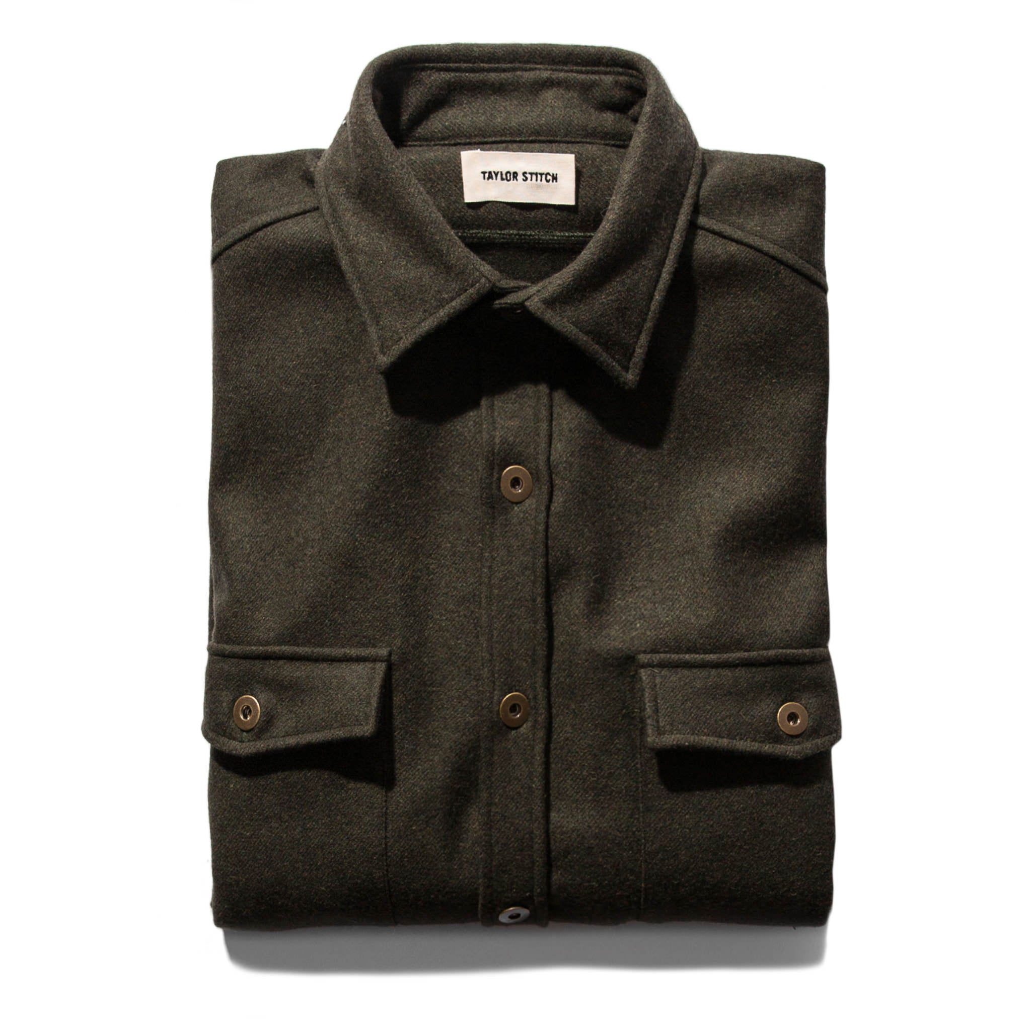 The Explorer Shirt in Olive: Featured Image, Wovens by Taylor Stitch
