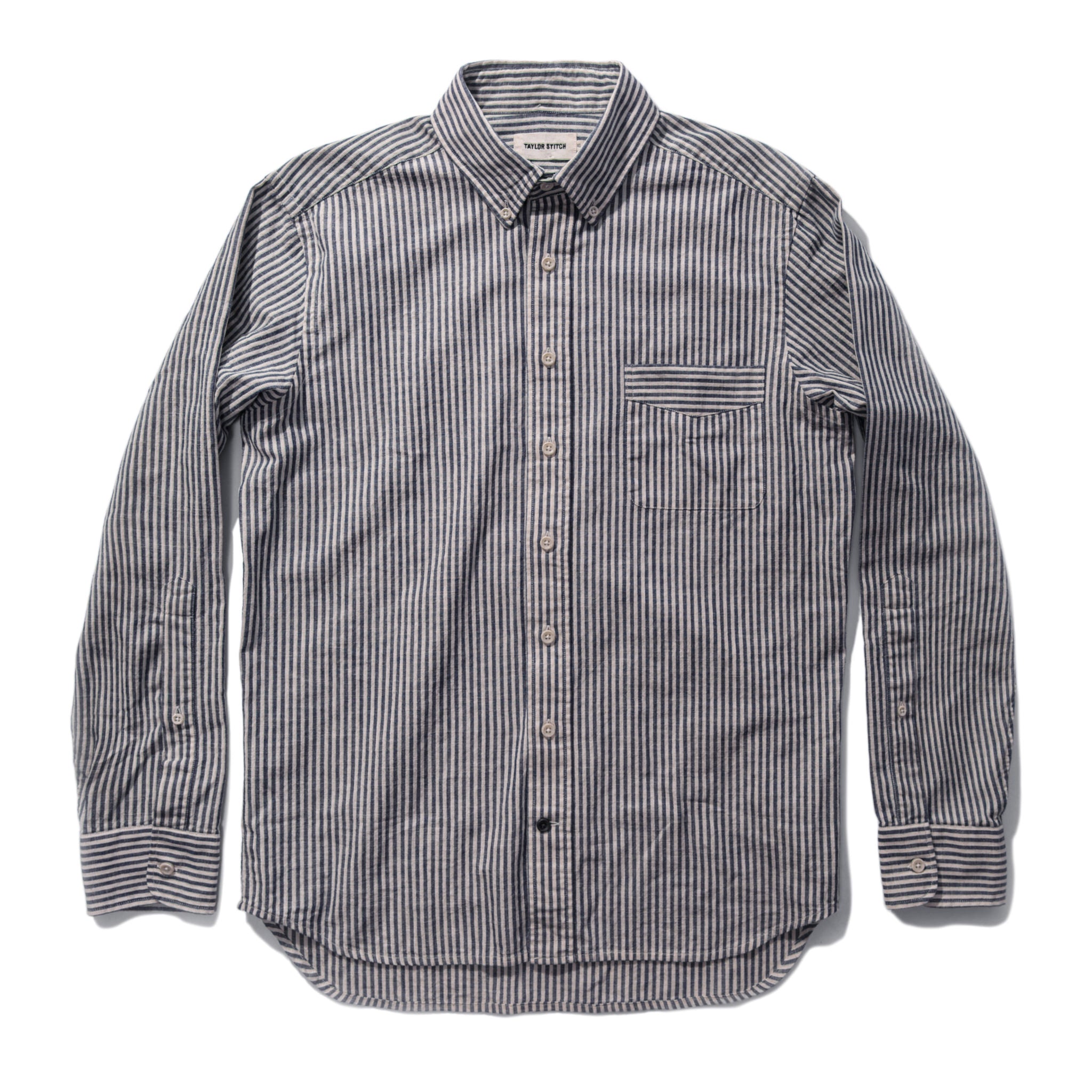 The Jack in Natural Striped Chambray: Alternate Image 6, Wovens by Taylor Stitch