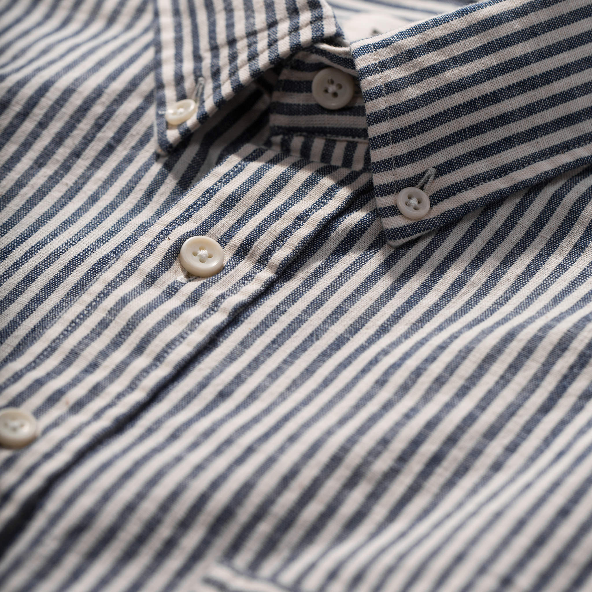 The Jack in Natural Striped Chambray: Alternate Image 5, Wovens by Taylor Stitch