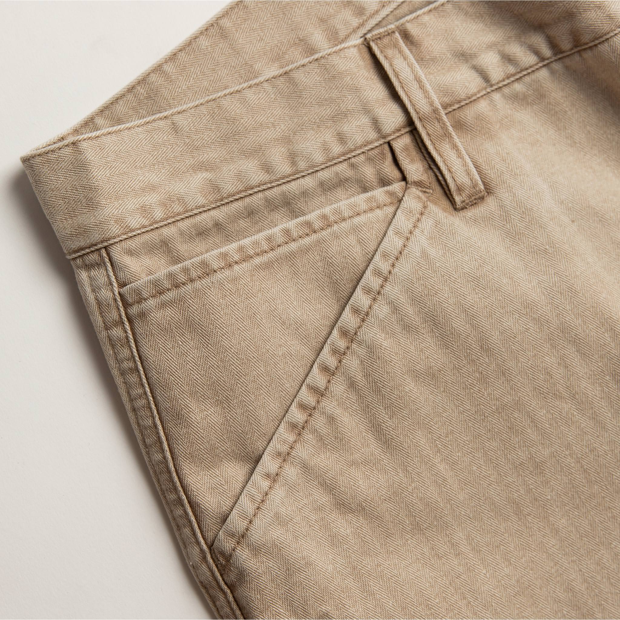 material shot of pocket detail, Bottoms by Taylor Stitch