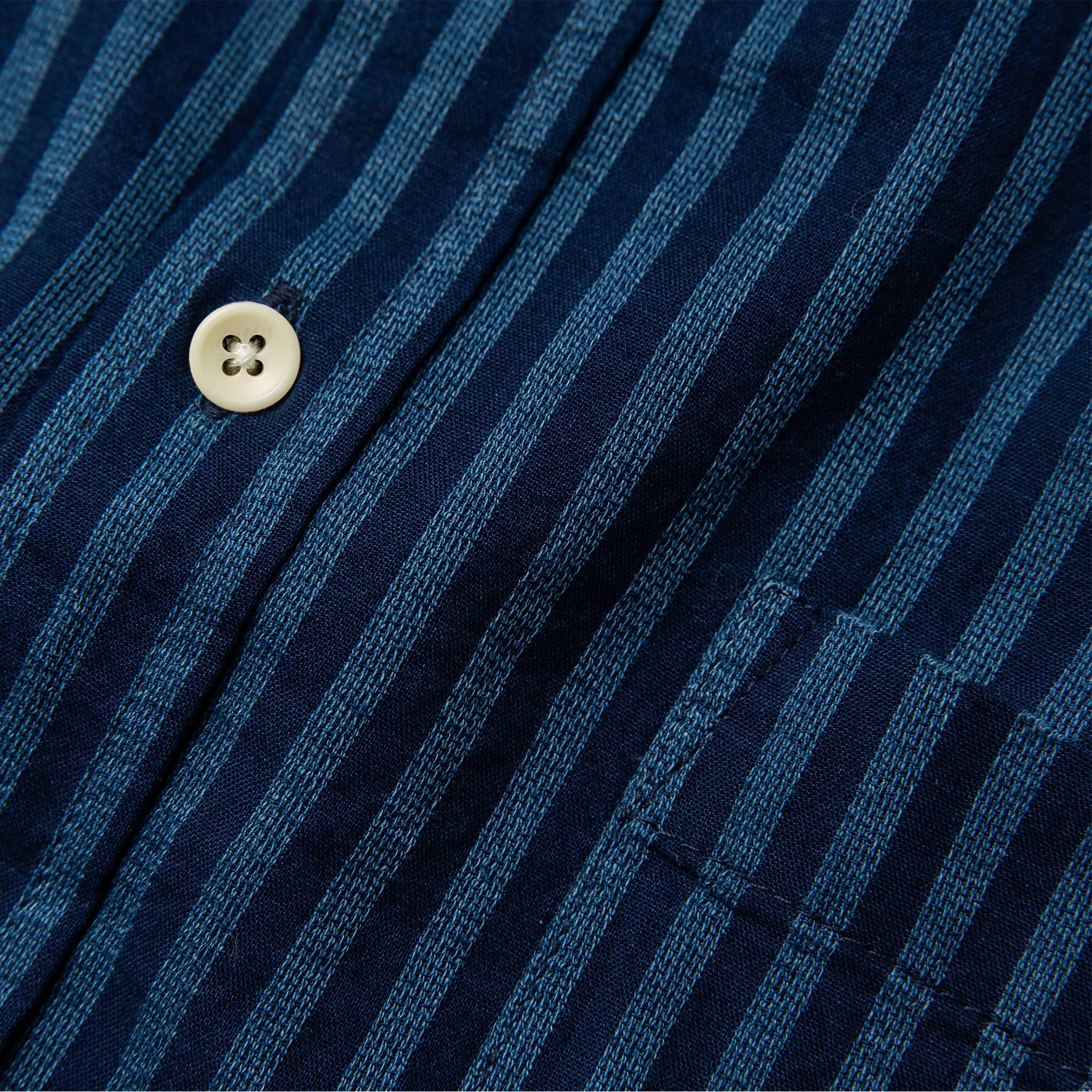 material shot of chest pocket and button, Wovens by Taylor Stitch