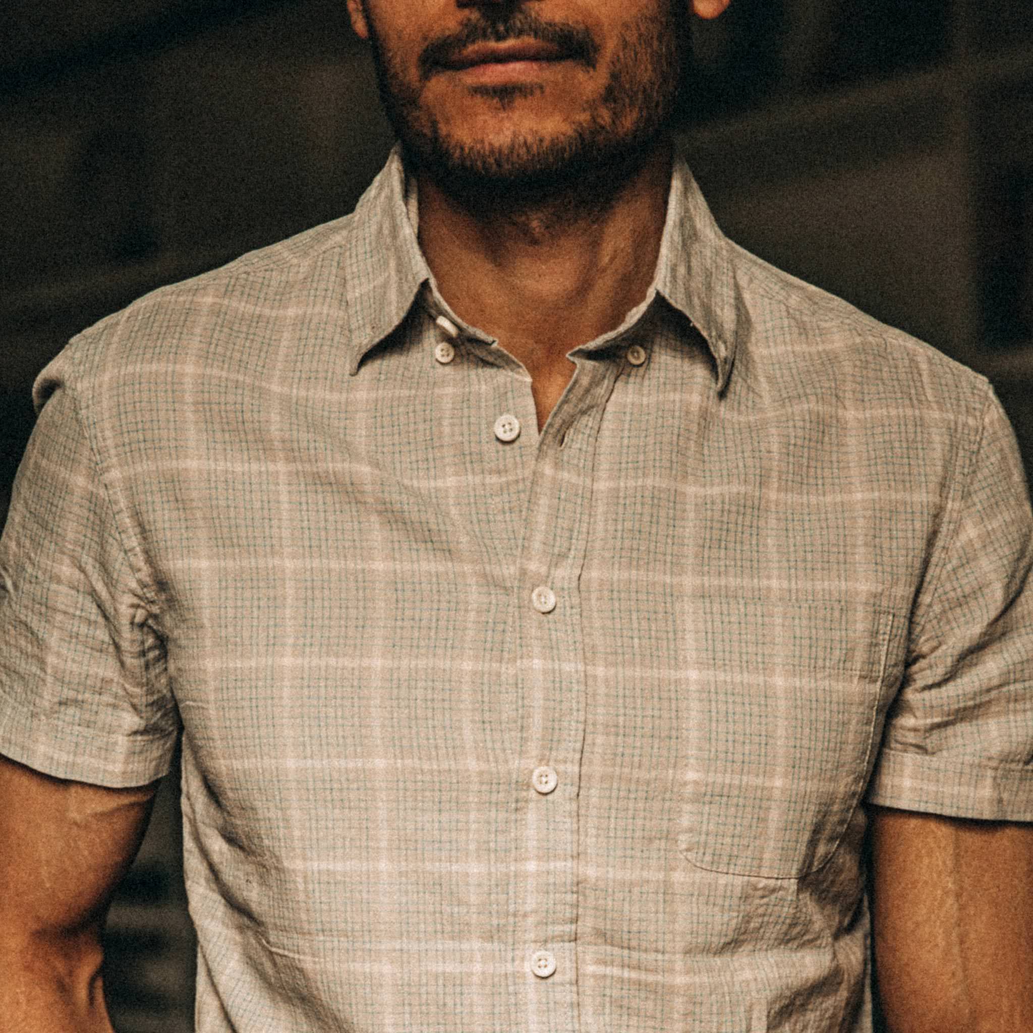 The Short Sleeve Jack in Ash Madras: Alternate Image 2, Wovens by Taylor Stitch