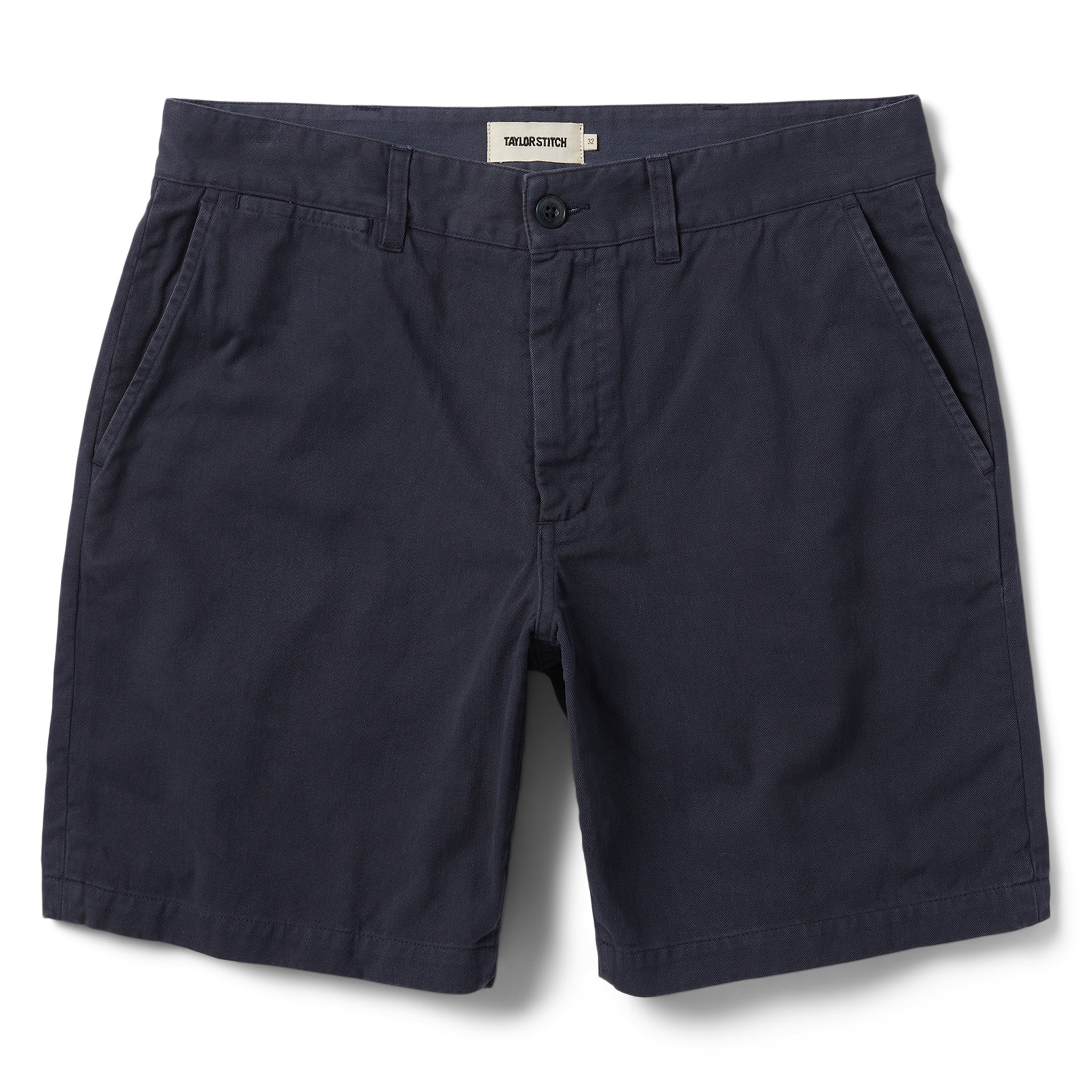 flatlay of The Foundation Short in Navy Twill, Bottoms by Taylor Stitch