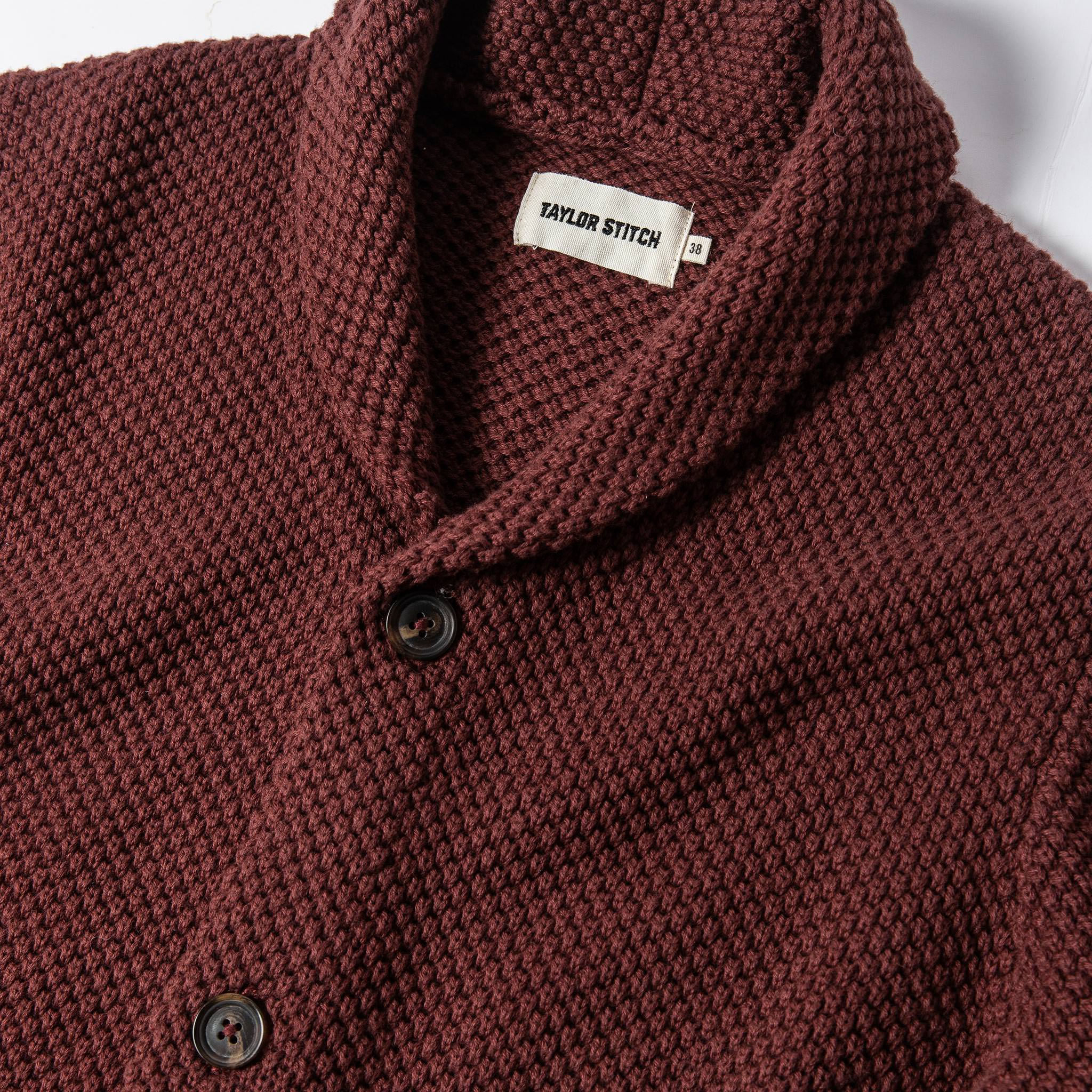 material shot of chest, Knits by Taylor Stitch