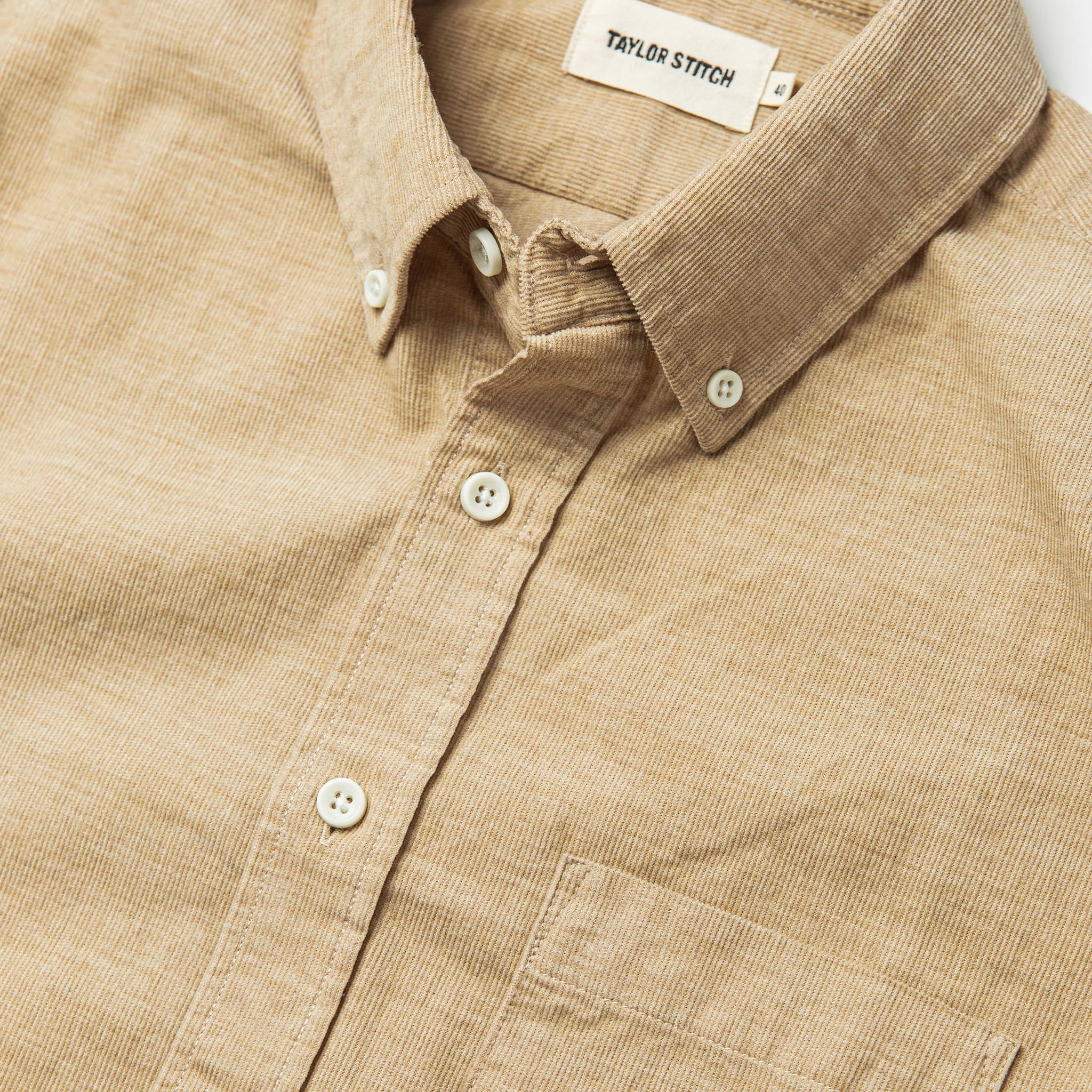 material shot of chest, Wovens by Taylor Stitch