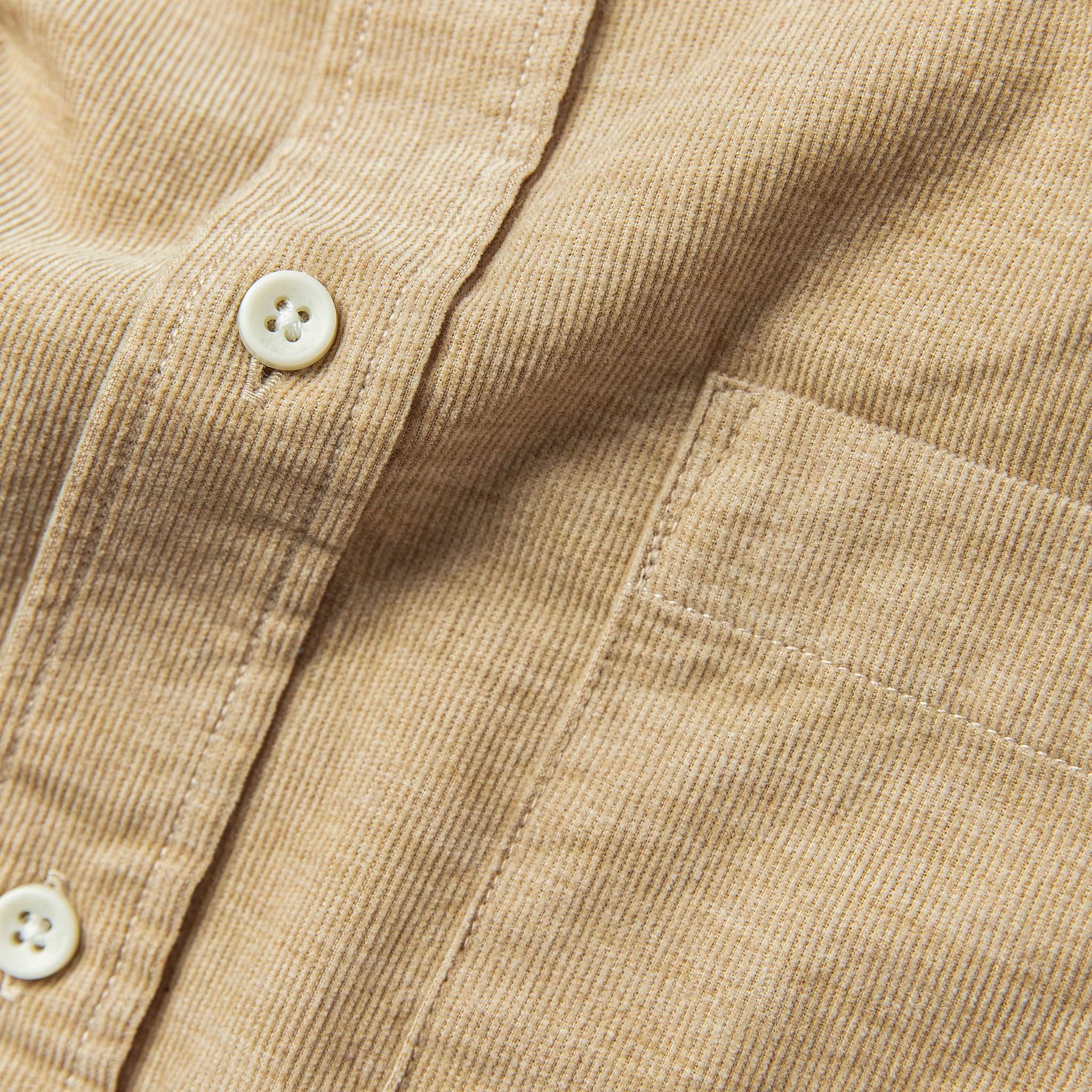 material shot of pocket detail, Wovens by Taylor Stitch