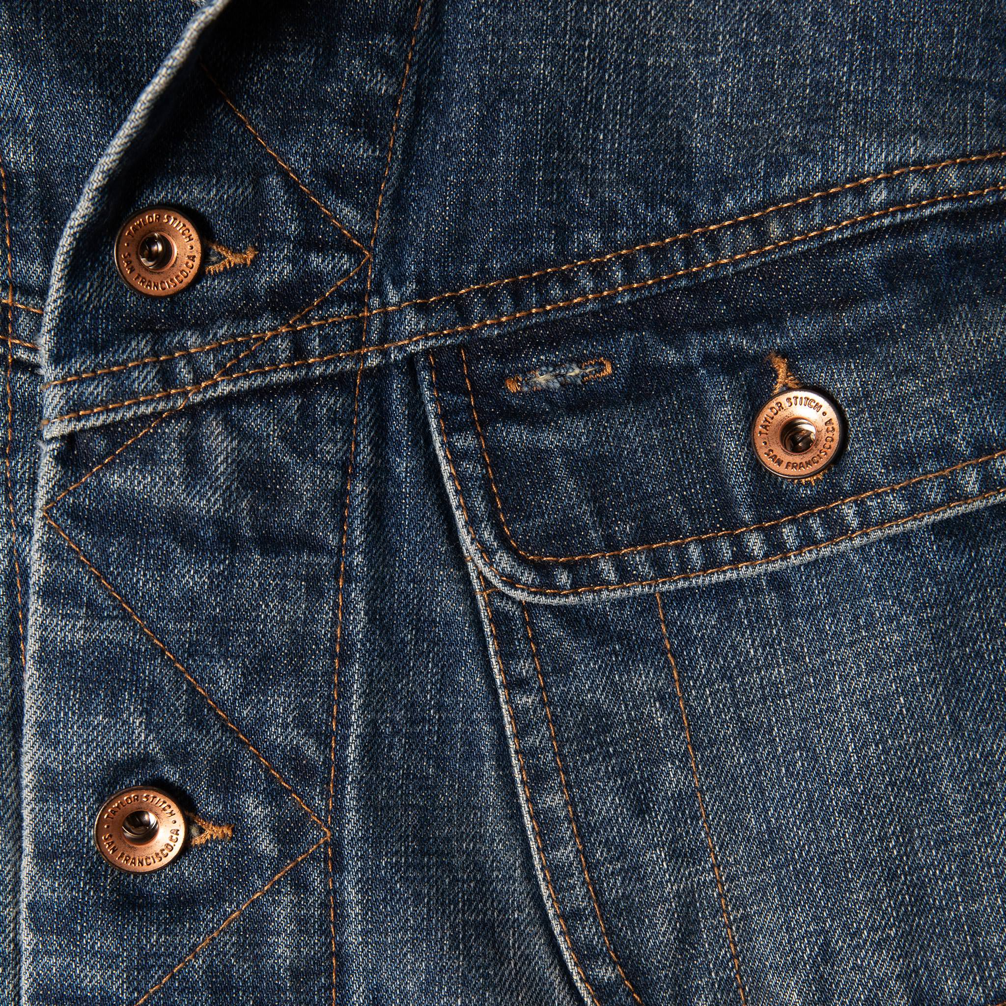 material shot of front pocket, Outerwear by Taylor Stitch