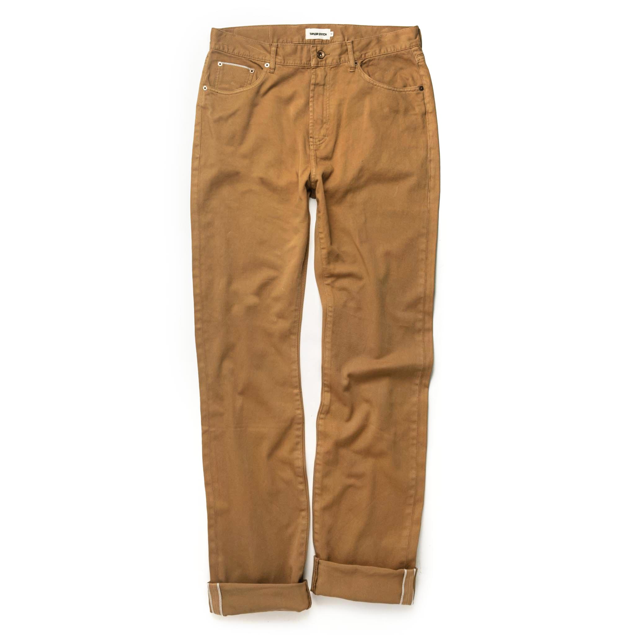 The Democratic All Day Pant in British Khaki Selvage: Alternate Image 8, Bottoms by Taylor Stitch