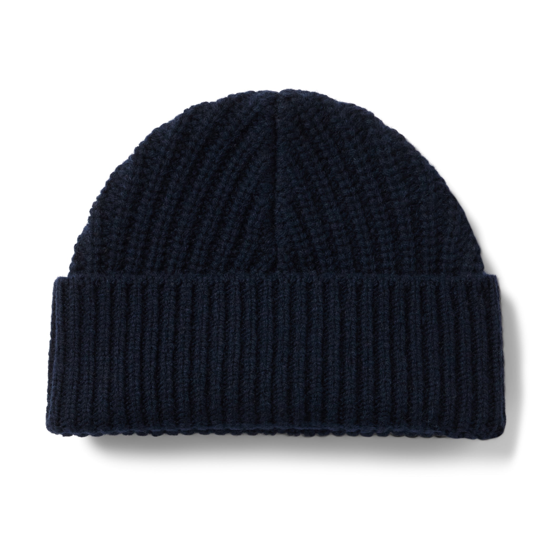 flatlay of The Fisherman Beanie in Dark Navy, Accessories by Taylor Stitch