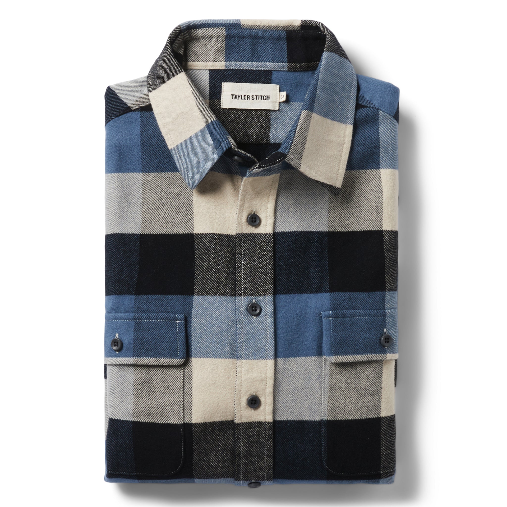 flatlay of The Yosemite Shirt in Icicle Check, Wovens by Taylor Stitch