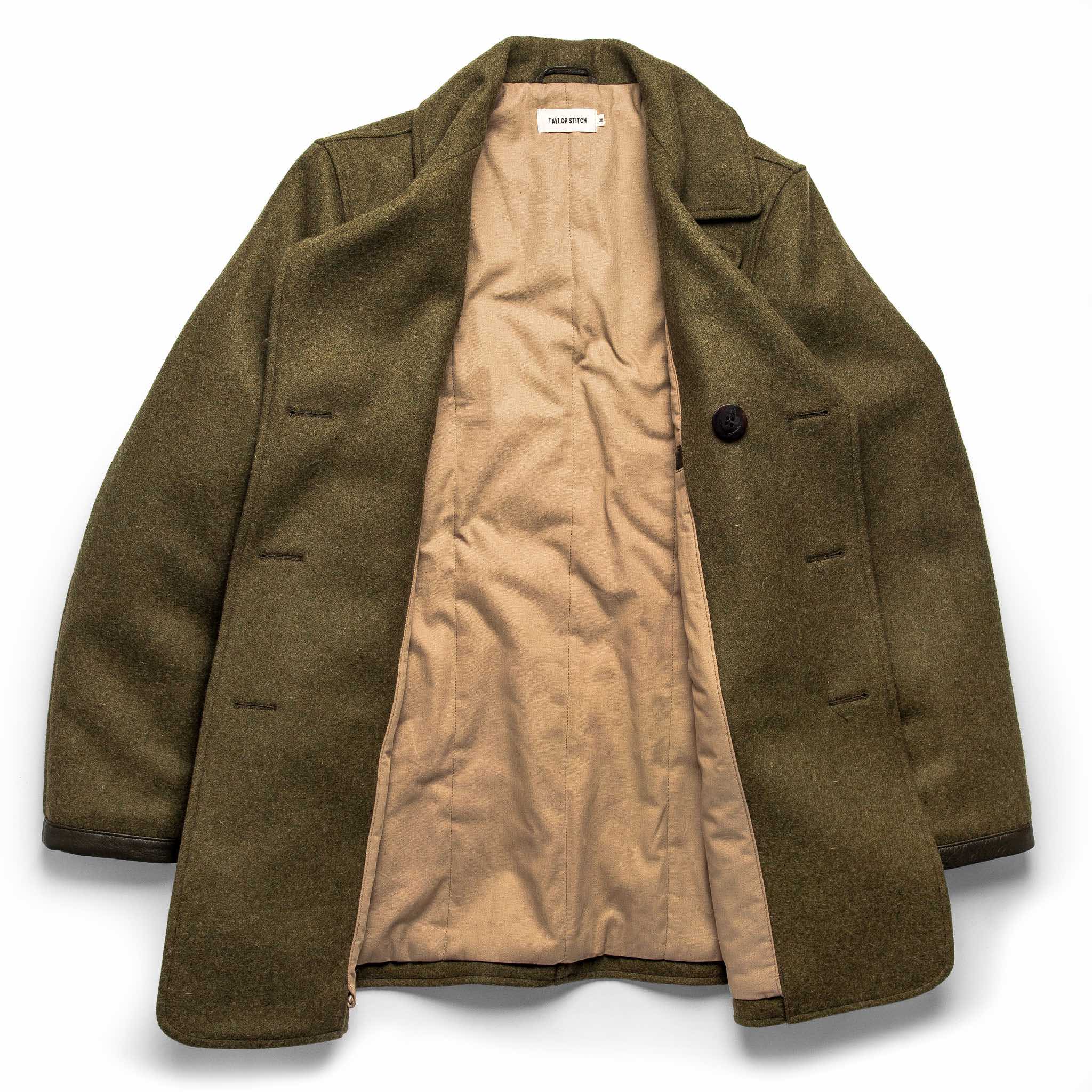 The Mendocino Peacoat in British Army: Alternate Image 16, Outerwear by Taylor Stitch