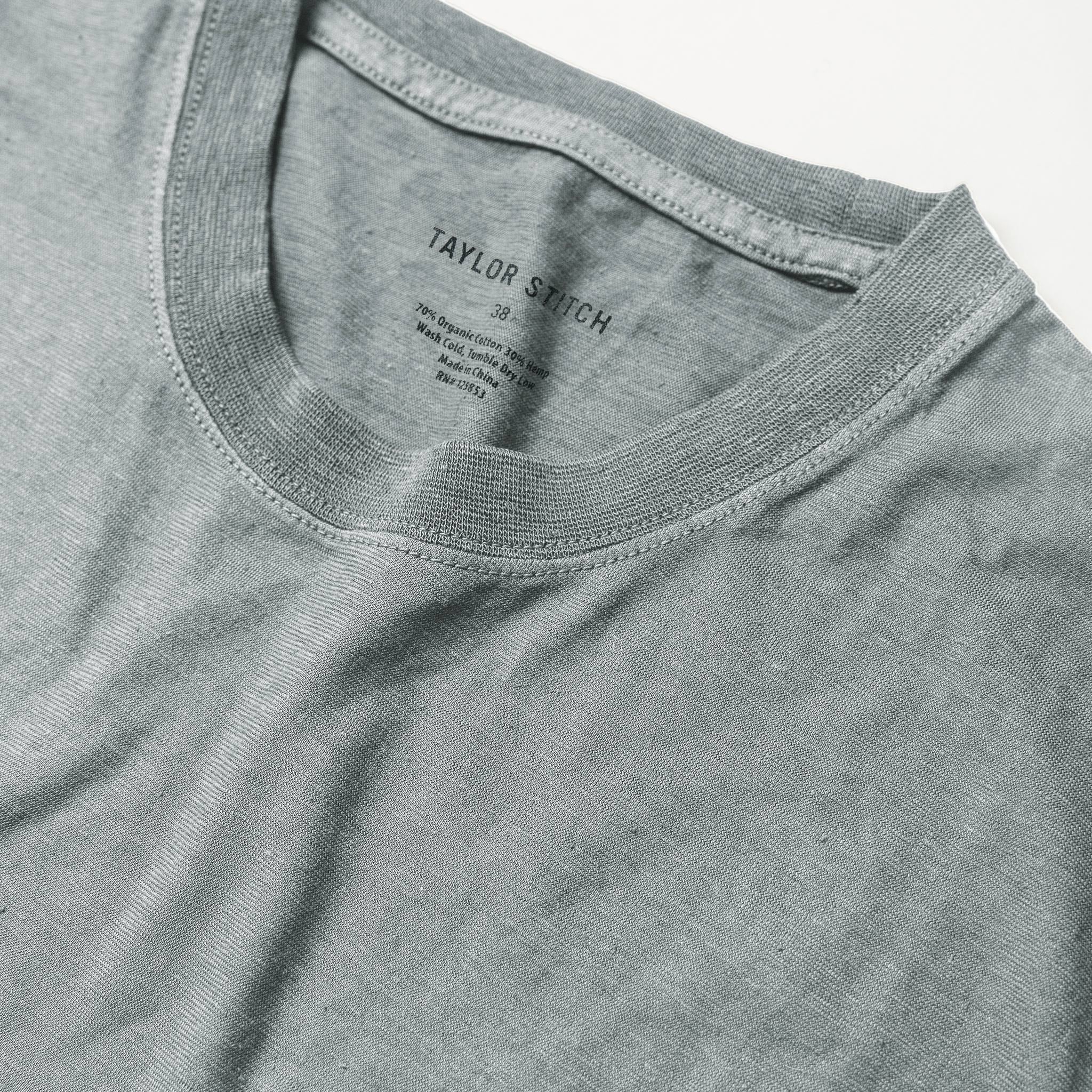material shot of collar, Knits by Taylor Stitch
