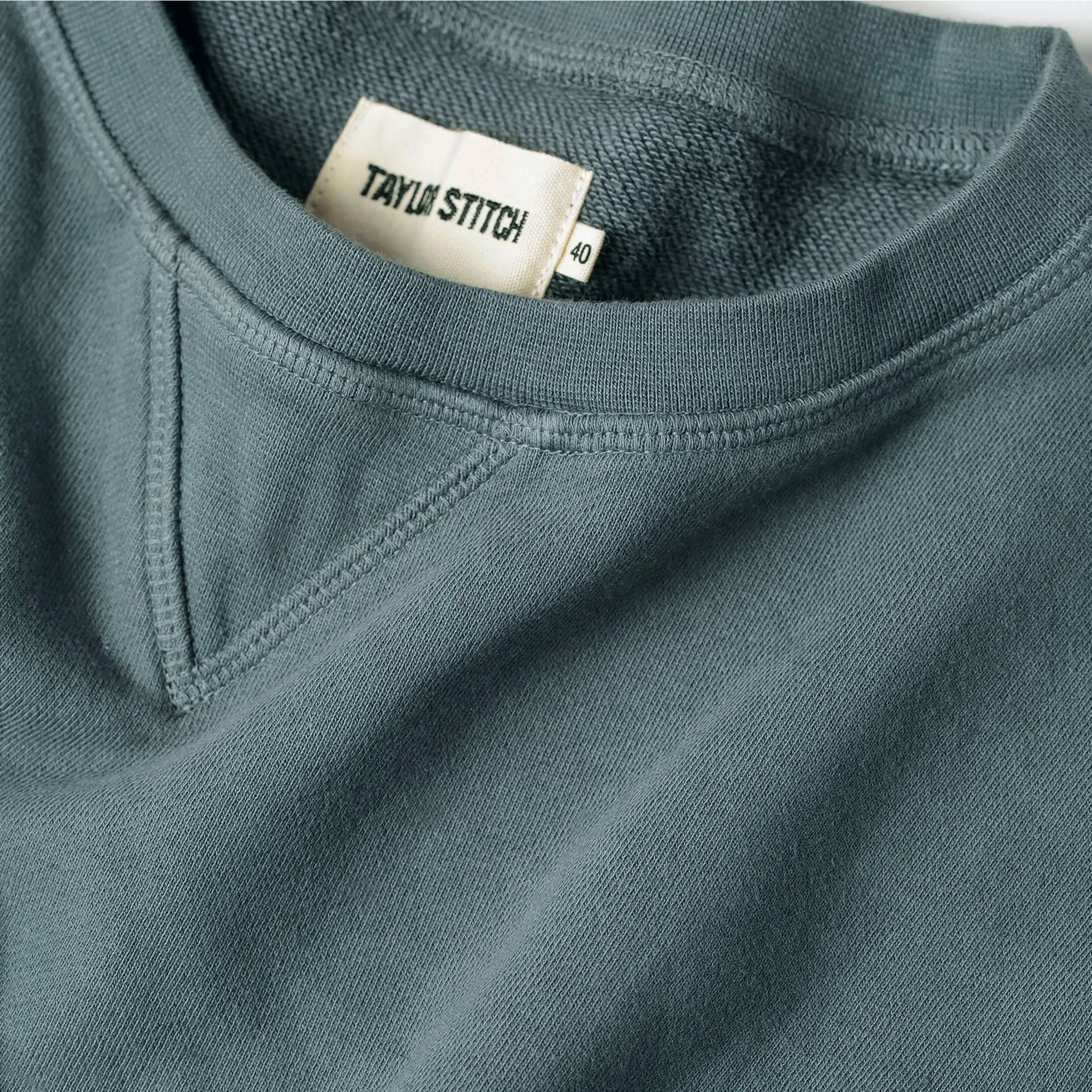 material shot of collar, Knits by Taylor Stitch