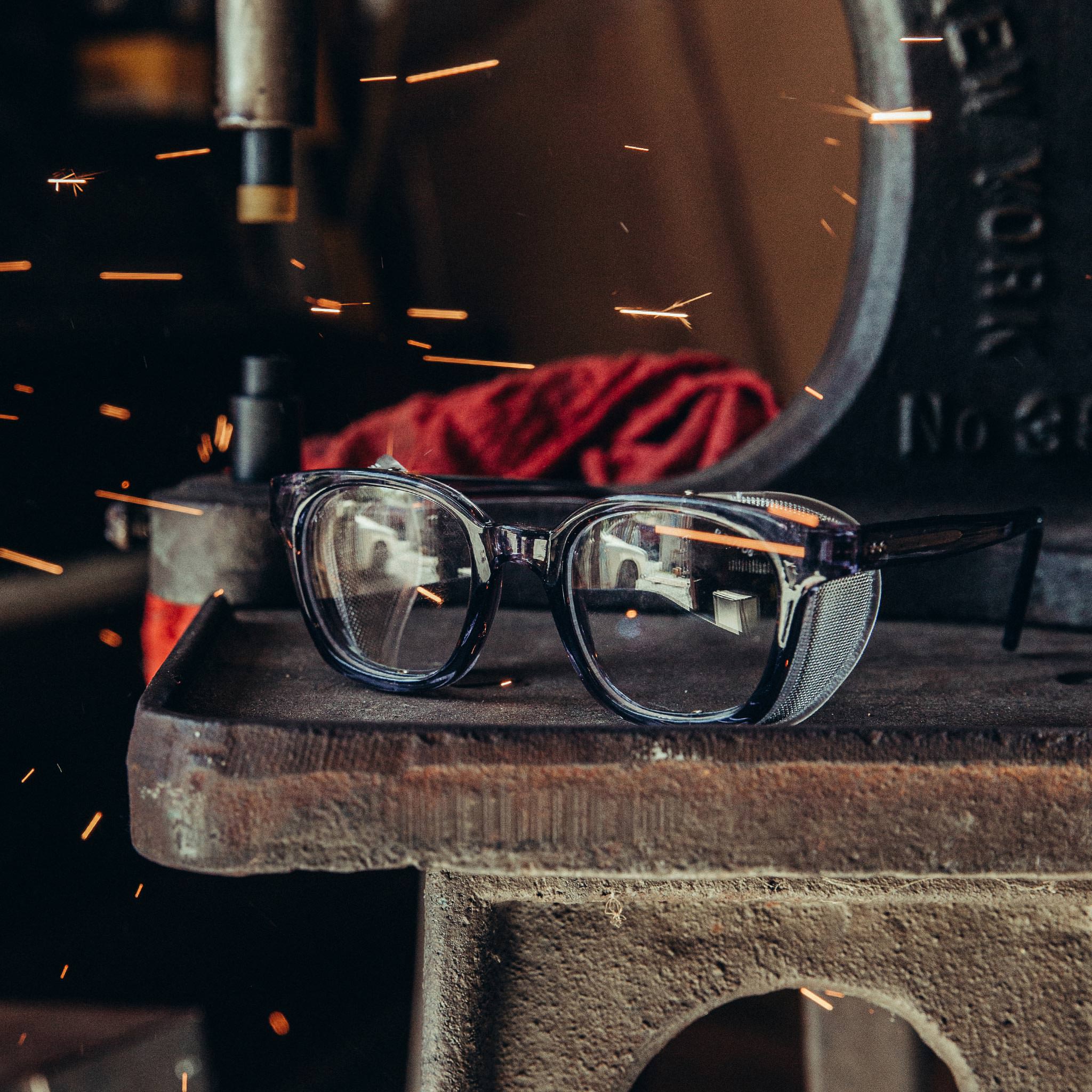 textural shot of The Nux Safety Glasses, Accessories by Taylor Stitch