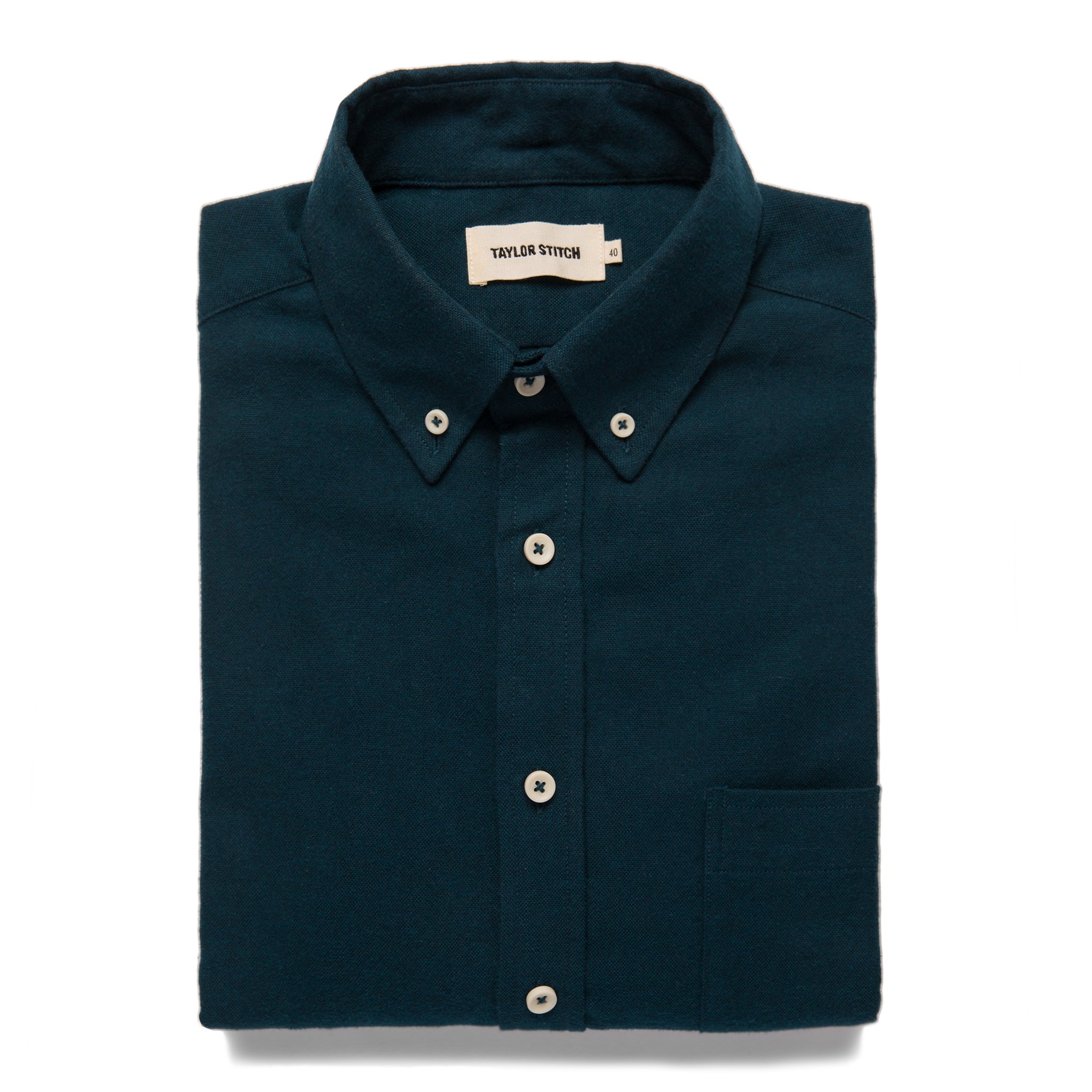 The Jack in Brushed Teal: Featured Image, Wovens by Taylor Stitch