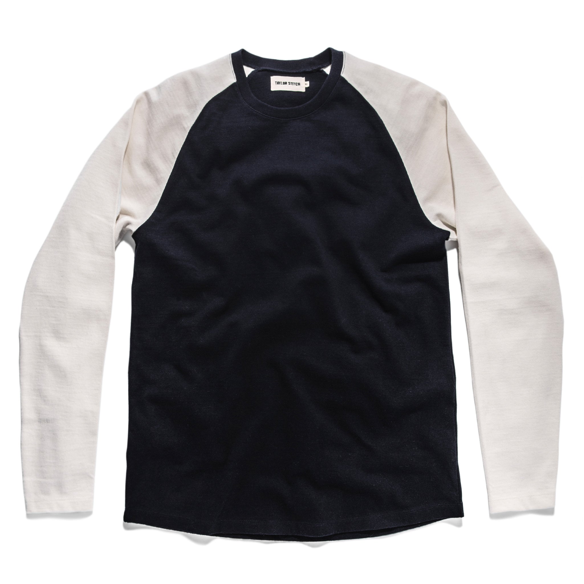The Heavy Bag Baseball Tee in Navy: Featured Image, Knits by Taylor Stitch
