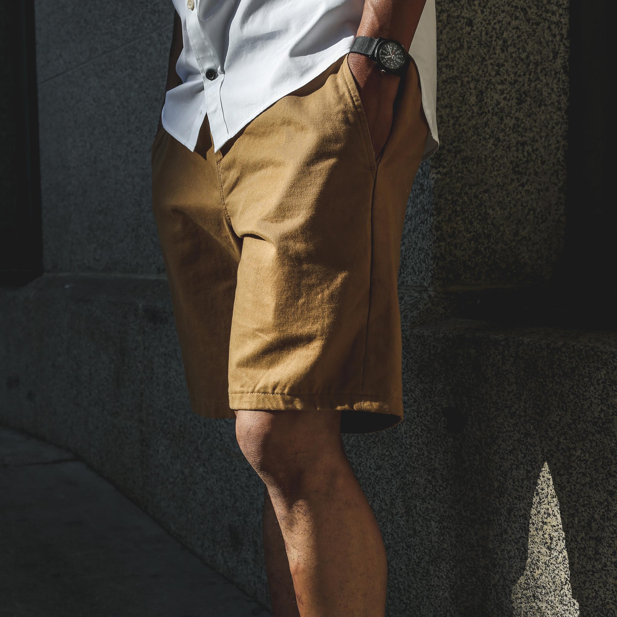 The Travel Short in British Khaki: Alternate Image 4, Shorts by Taylor Stitch