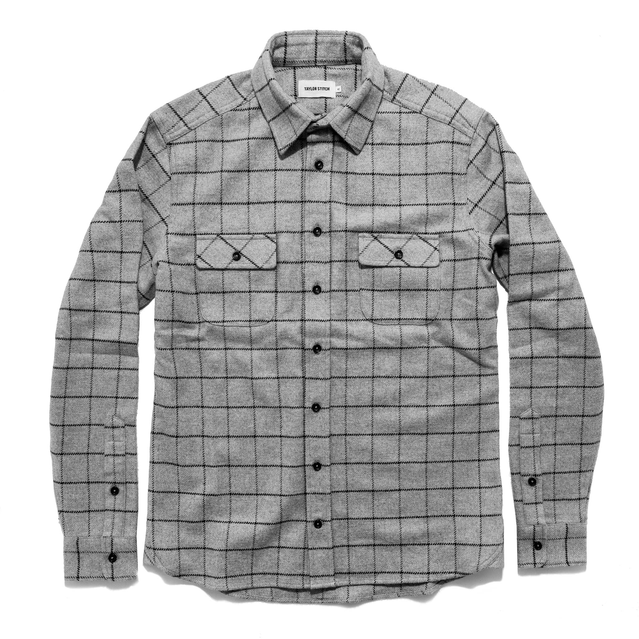 The California in Ash Windowpane: Alternate Image 8, Wovens by Taylor Stitch