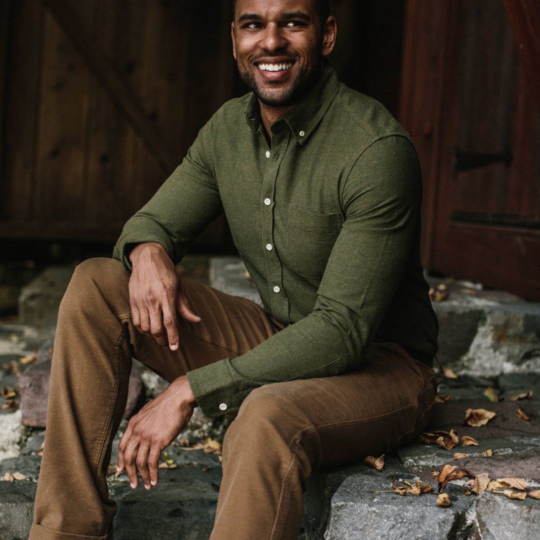 The Camp Pant in British Khaki Moleskin: Alternate Image 5, Pants by Taylor Stitch