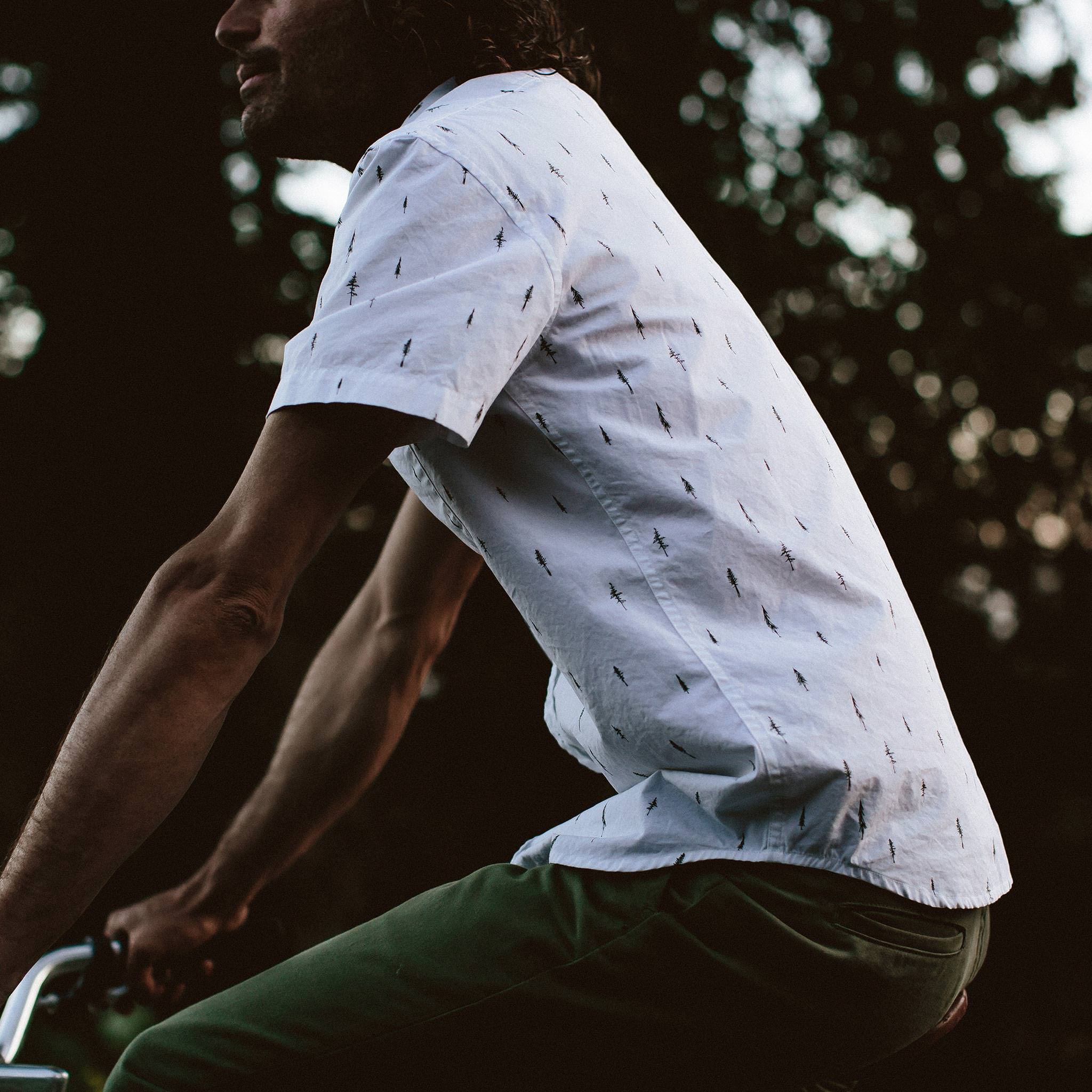 The Short Sleeve Jack in Tree Top Poplin: Alternate Image 3, Wovens by Taylor Stitch