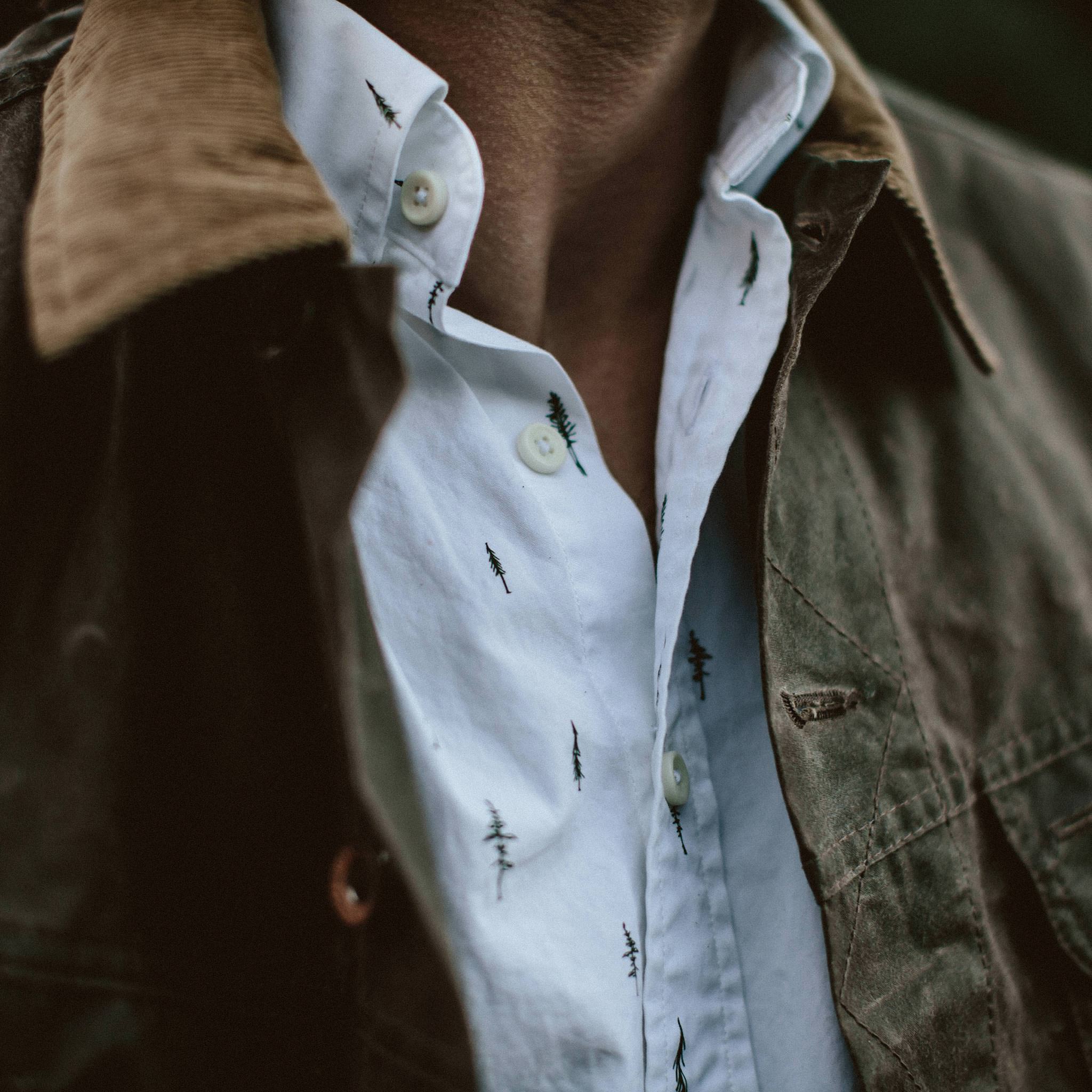 The Short Sleeve Jack in Tree Top Poplin: Alternate Image 5, Wovens by Taylor Stitch