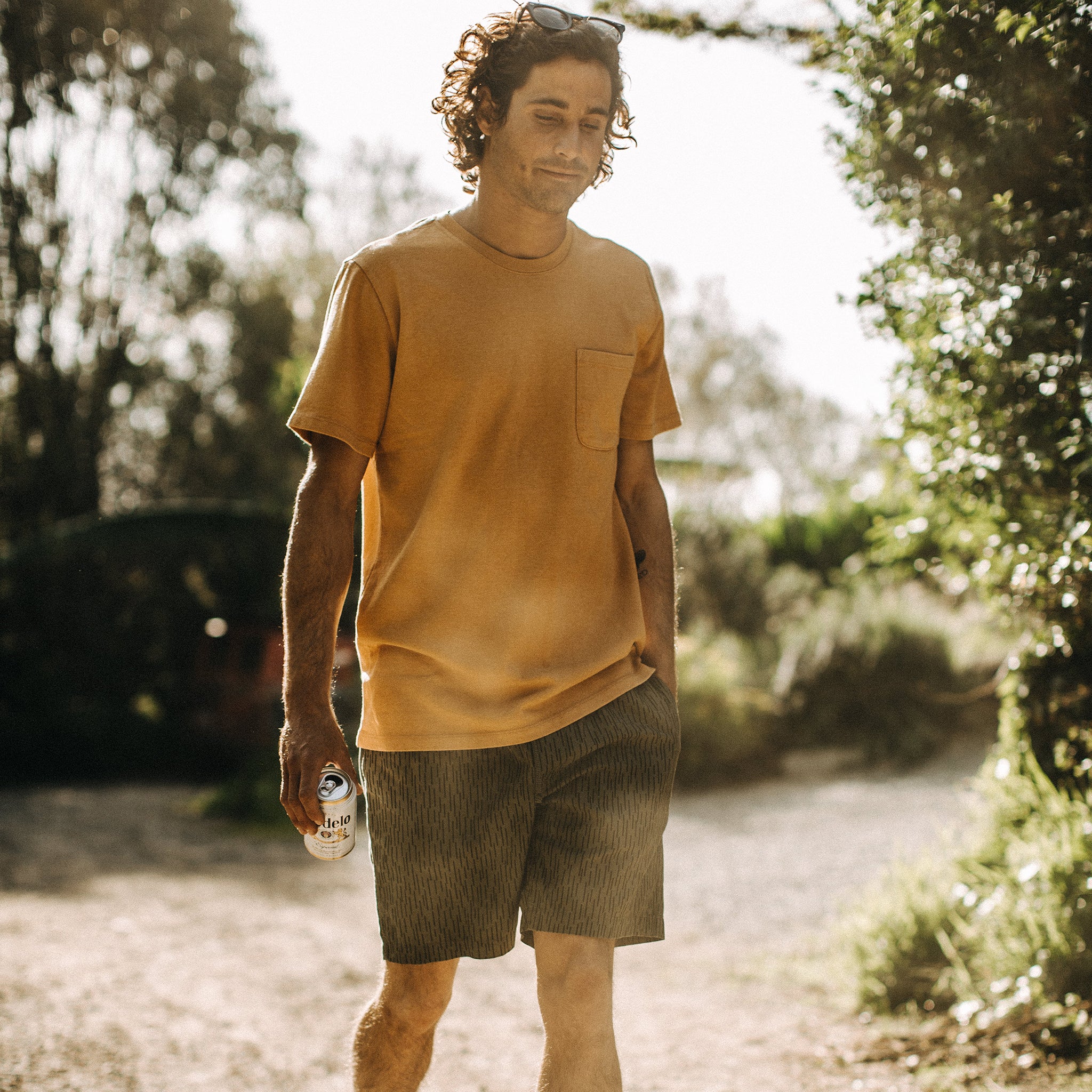 The Après Short in Rain Drop Camo: Alternate Image 1, Shorts by Taylor Stitch