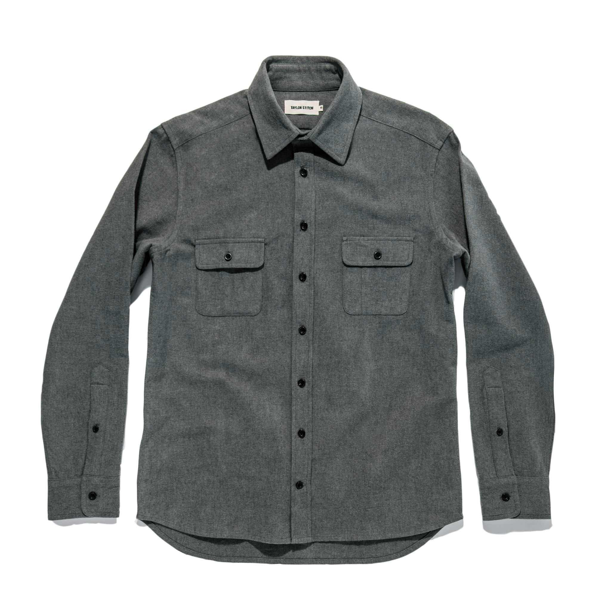 The Yosemite Shirt in Heather Charcoal: Alternate Image 8, Wovens by Taylor Stitch