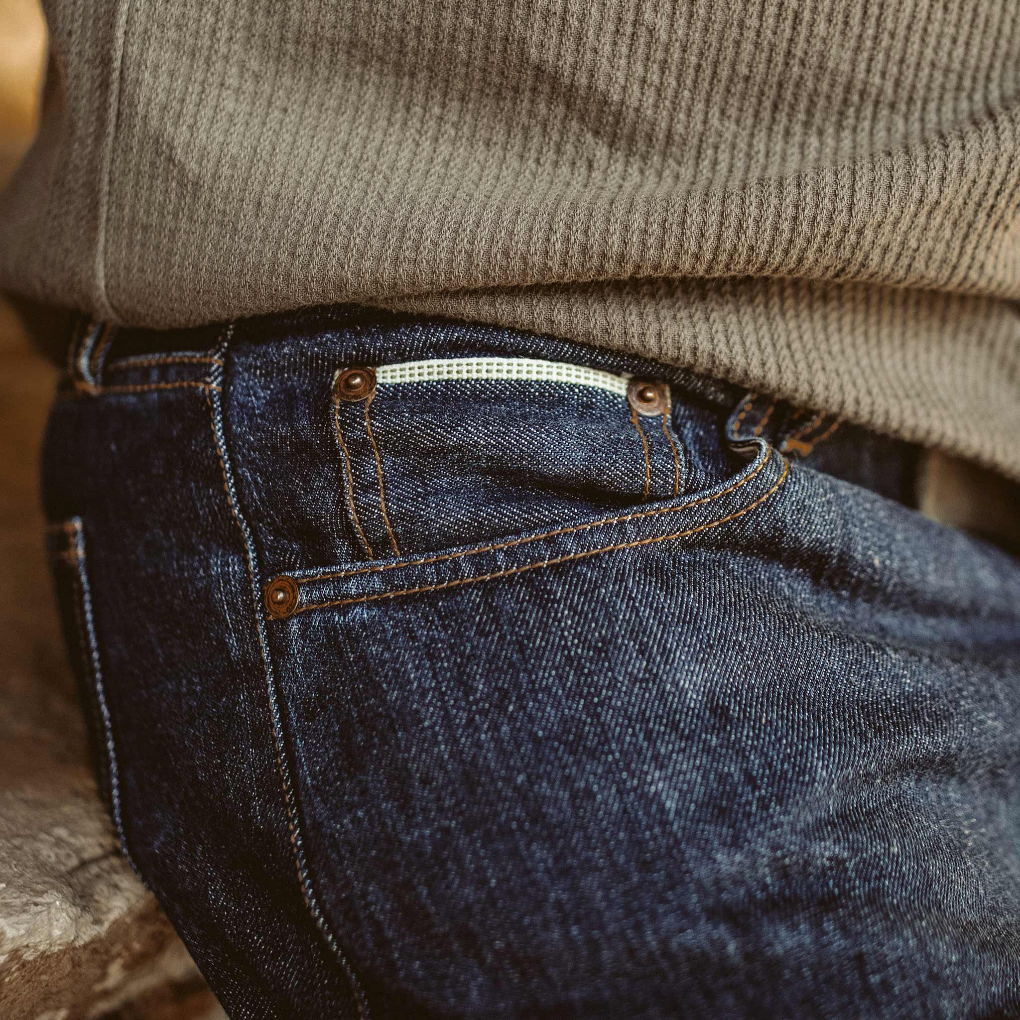 The Democratic Jean in 3 Month Rinse Selvage: Alternate Image 5, Denim by Taylor Stitch