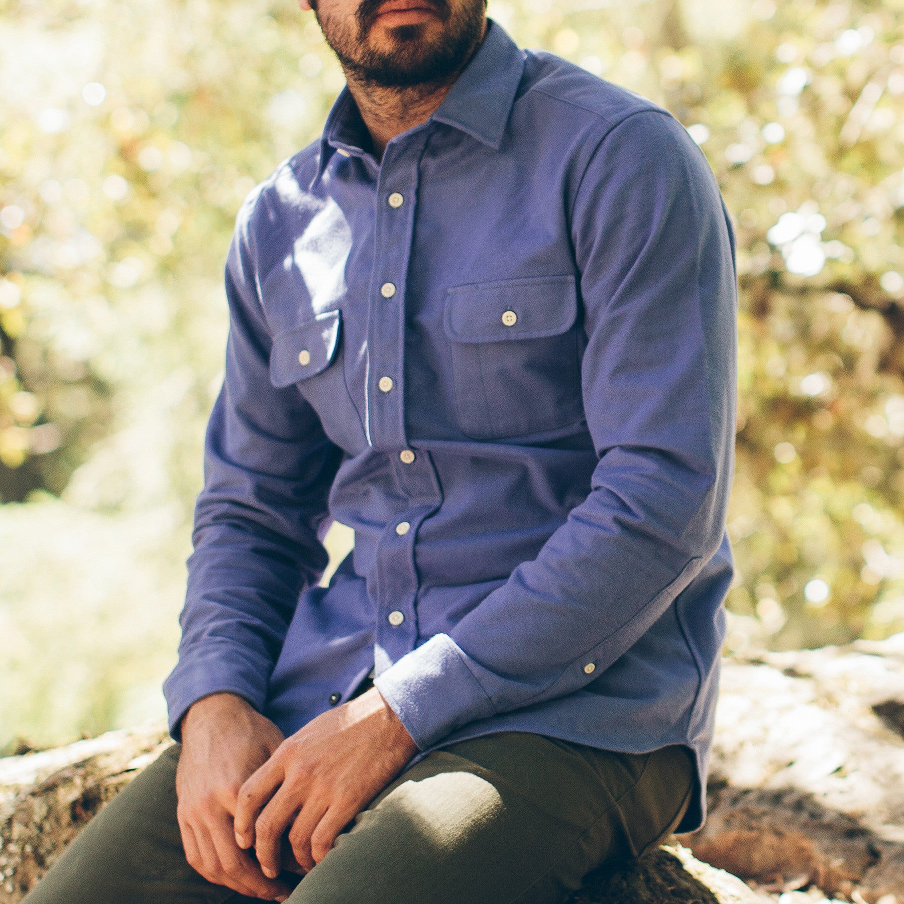 The Yosemite Shirt in Wild Lupine: Alternate Image 1, Wovens by Taylor Stitch