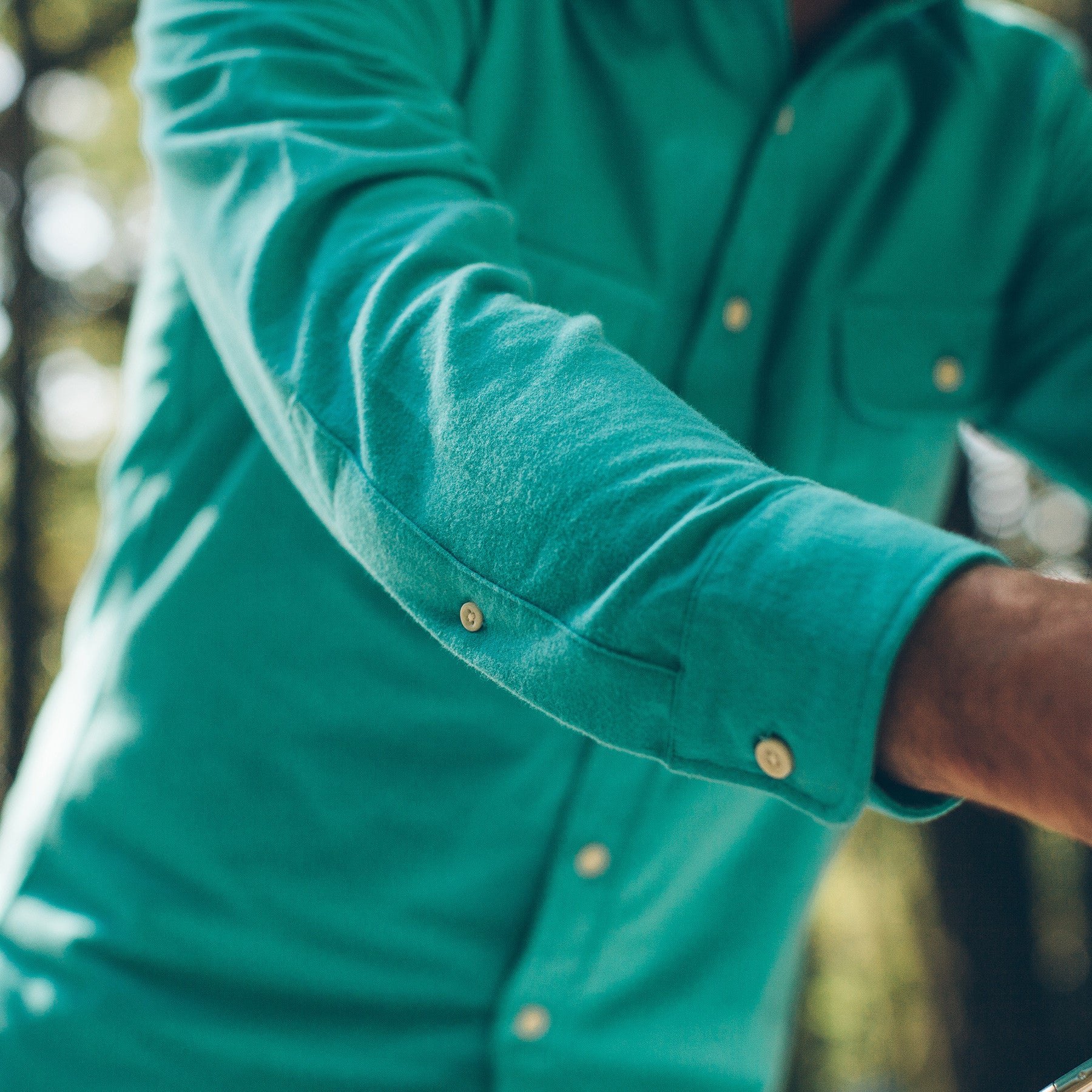 The Yosemite Shirt in Turquoise: Alternate Image 3, Wovens by Taylor Stitch