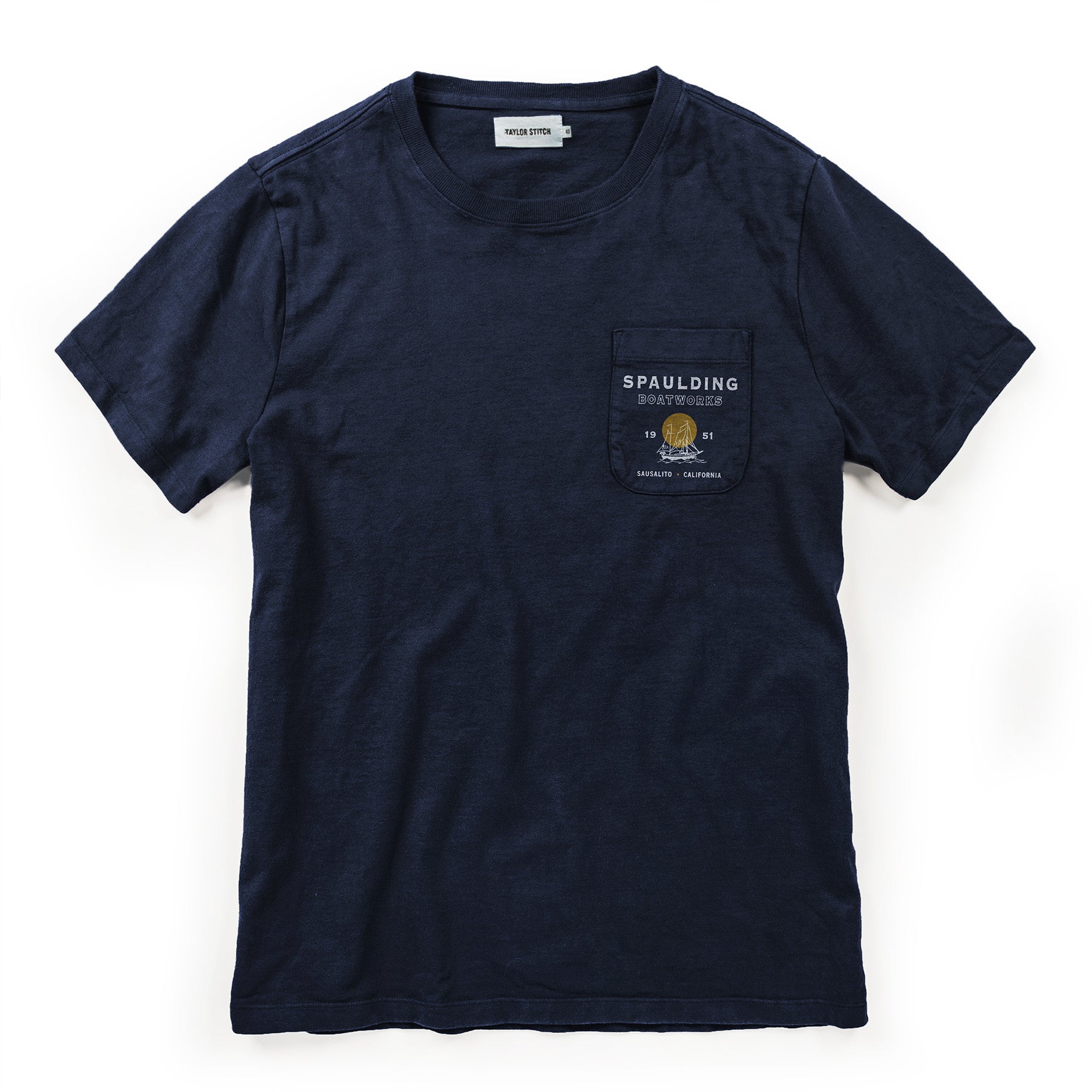 The Heavy Bag Tee in Spaulding Print: Featured Image, Knits by Taylor Stitch
