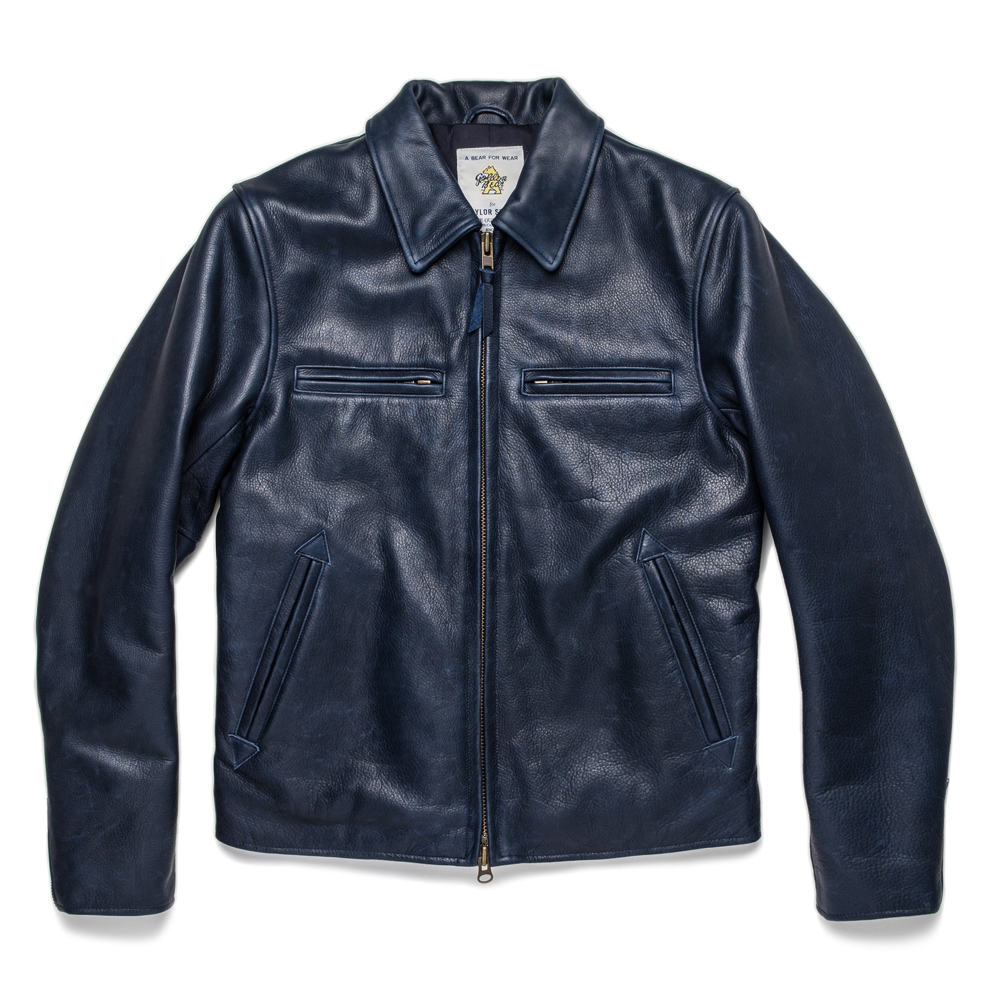 The Moto Jacket in Midnight Steerhide: Featured Image, Outerwear by Taylor Stitch