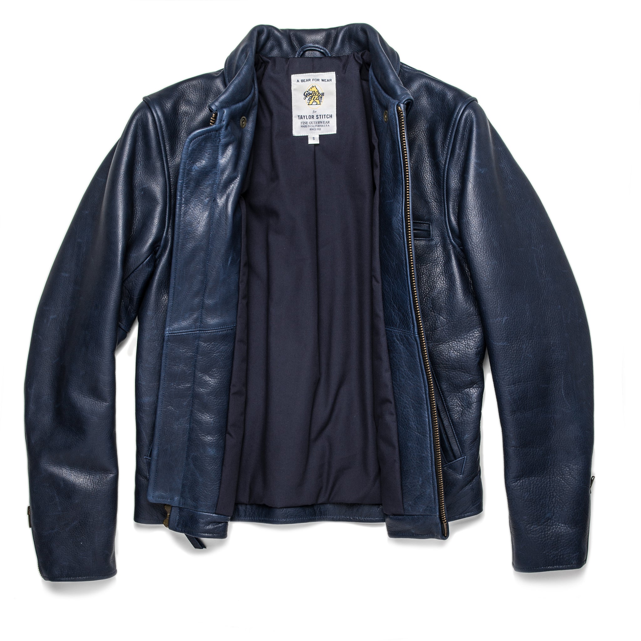 The Moto Jacket in Midnight Steerhide: Alternate Image 16, Outerwear by Taylor Stitch