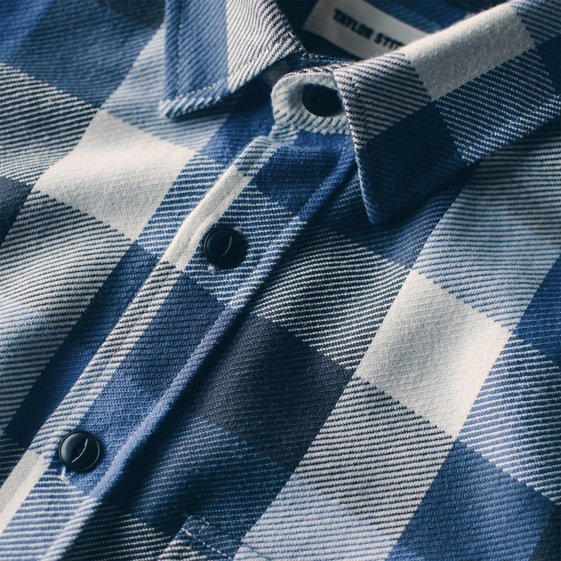 The Moto Utility Shirt in Blue Buffalo Plaid: Alternate Image 5, Wovens by Taylor Stitch