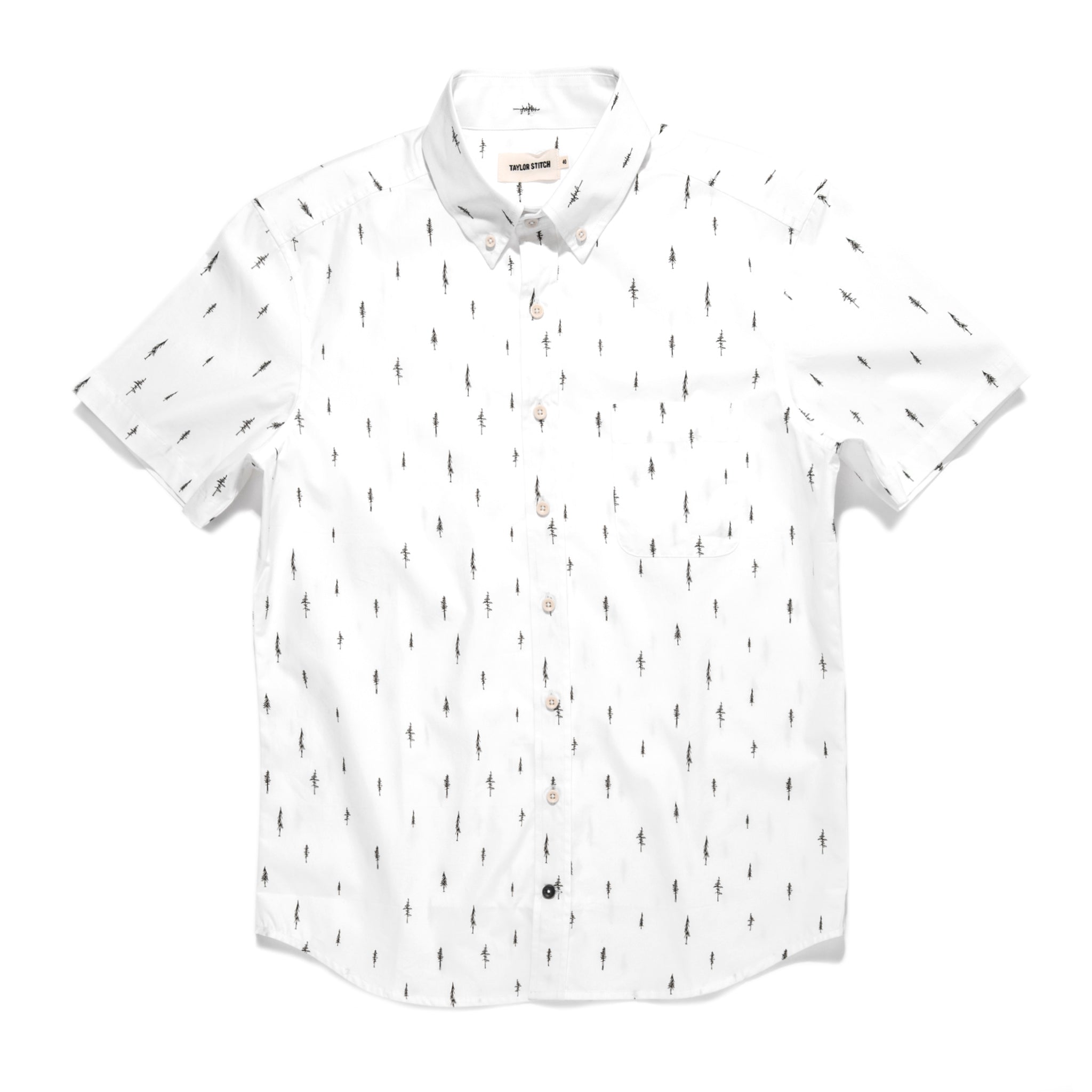 The Short Sleeve Jack in Tree Top Poplin: Featured Image, Wovens by Taylor Stitch