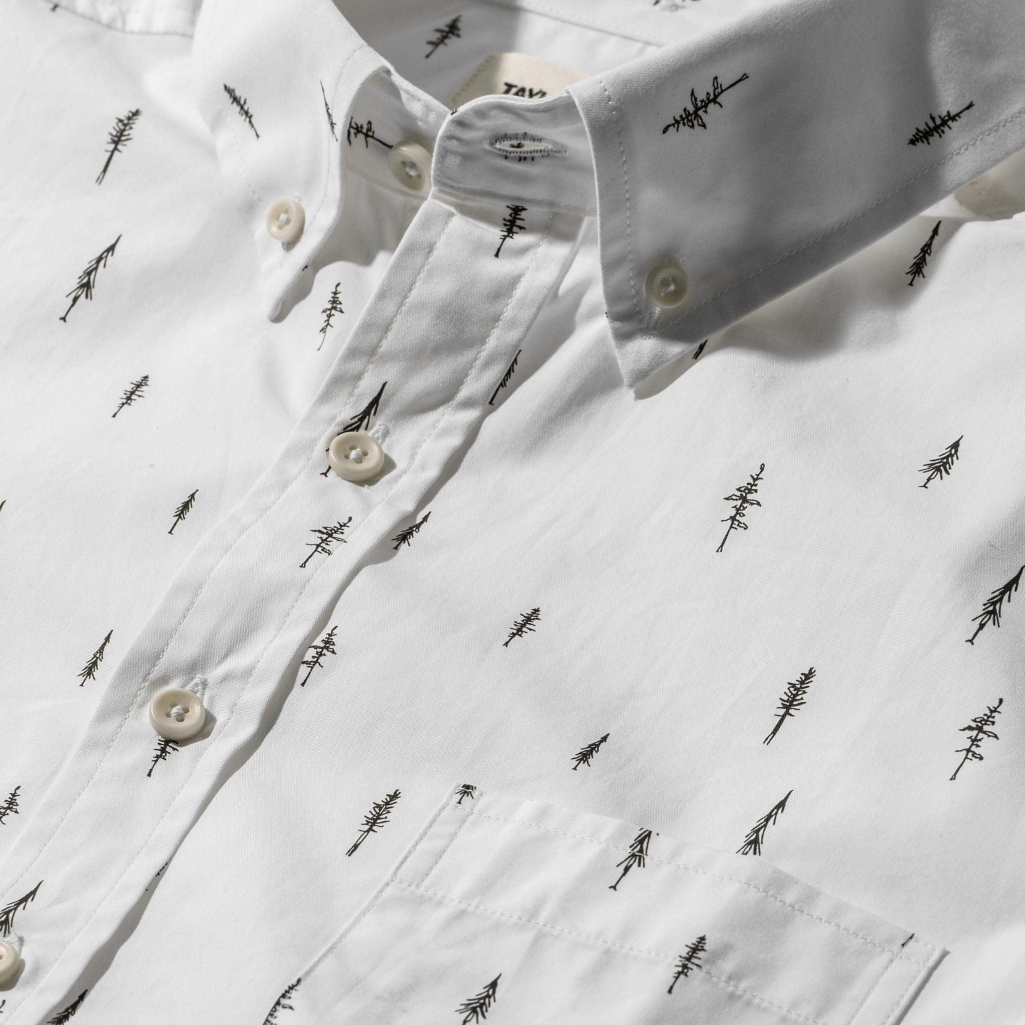 The Short Sleeve Jack in Tree Top Poplin: Alternate Image 7, Wovens by Taylor Stitch