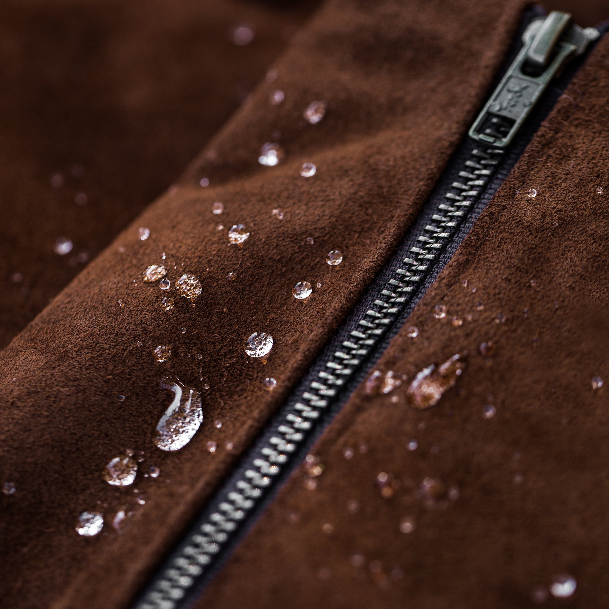 The Moto Jacket in Tobacco Weatherproof Suede: Alternate Image 7, Outerwear by Taylor Stitch
