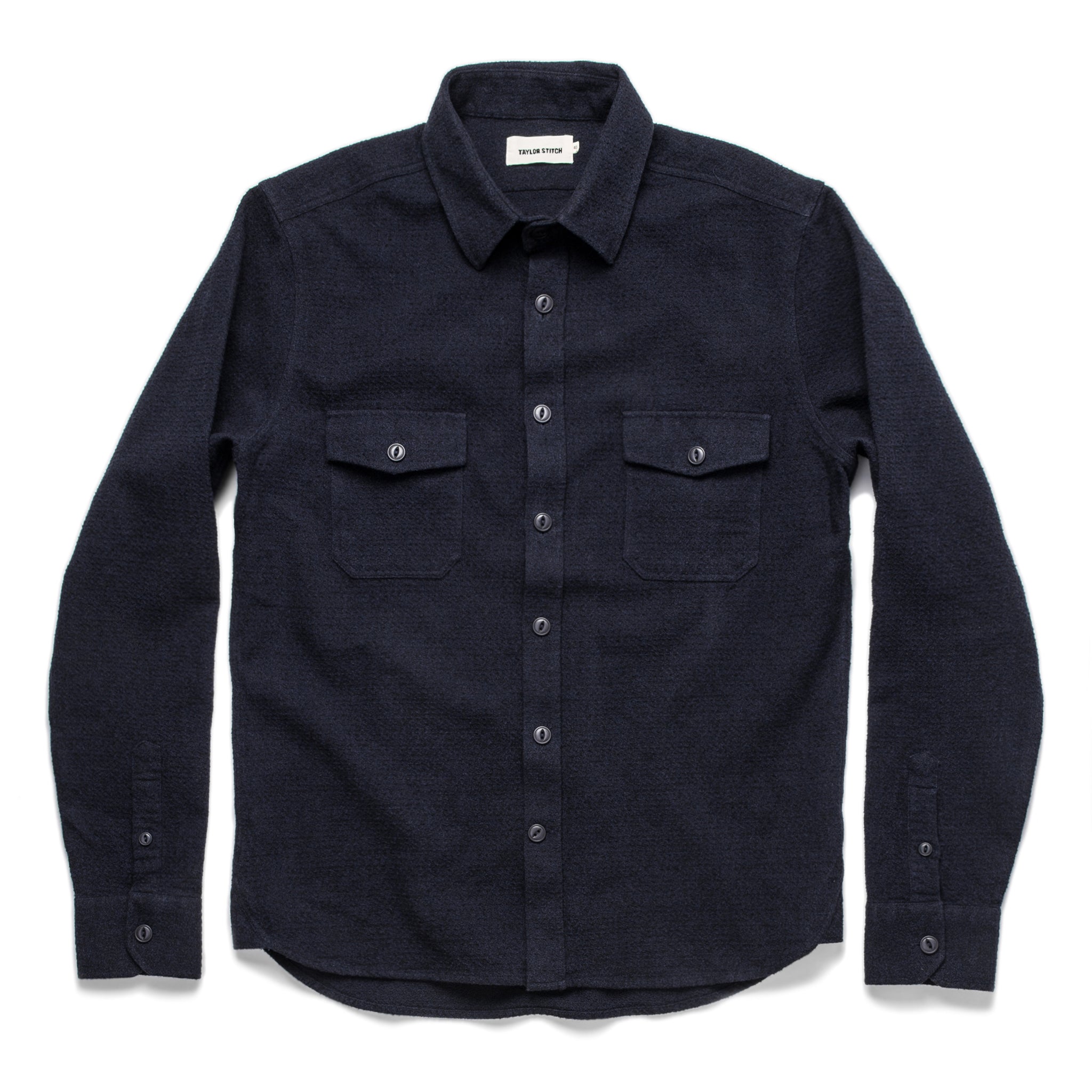 The Utility Shirt in Navy Jacquard: Alternate Image 8, Wovens by Taylor Stitch