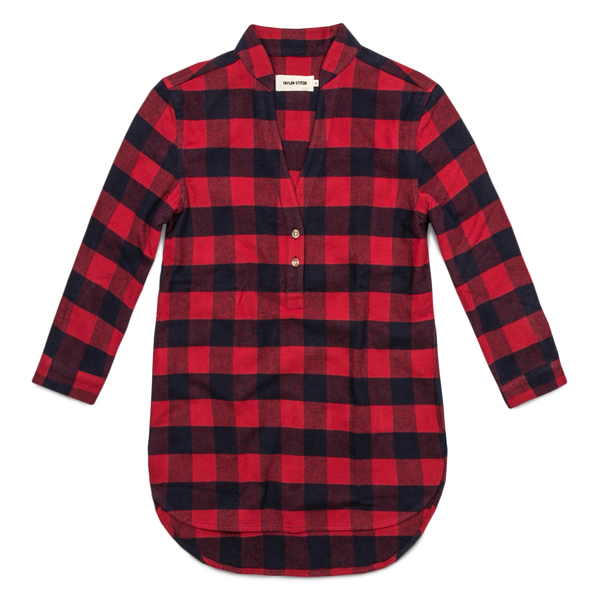 The Whitney Popover in Red Buffalo Plaid: Featured Image, Wovens by Taylor Stitch